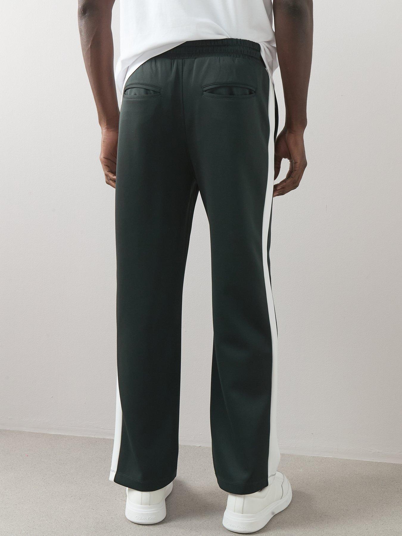 the-very-collection-tapered-side-stripe-joggers-greenstillFront