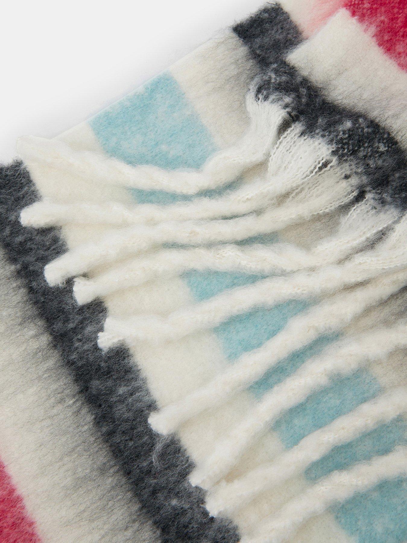 Image 2 of 2 of Accessorize Super Soft Stripe Scarf - Multi