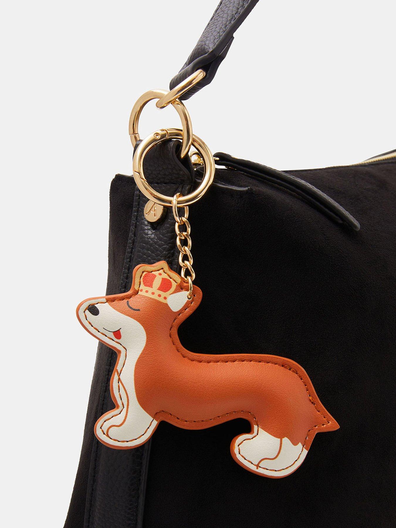 accessorize-london-corgi-bag-charm-brownstillFront