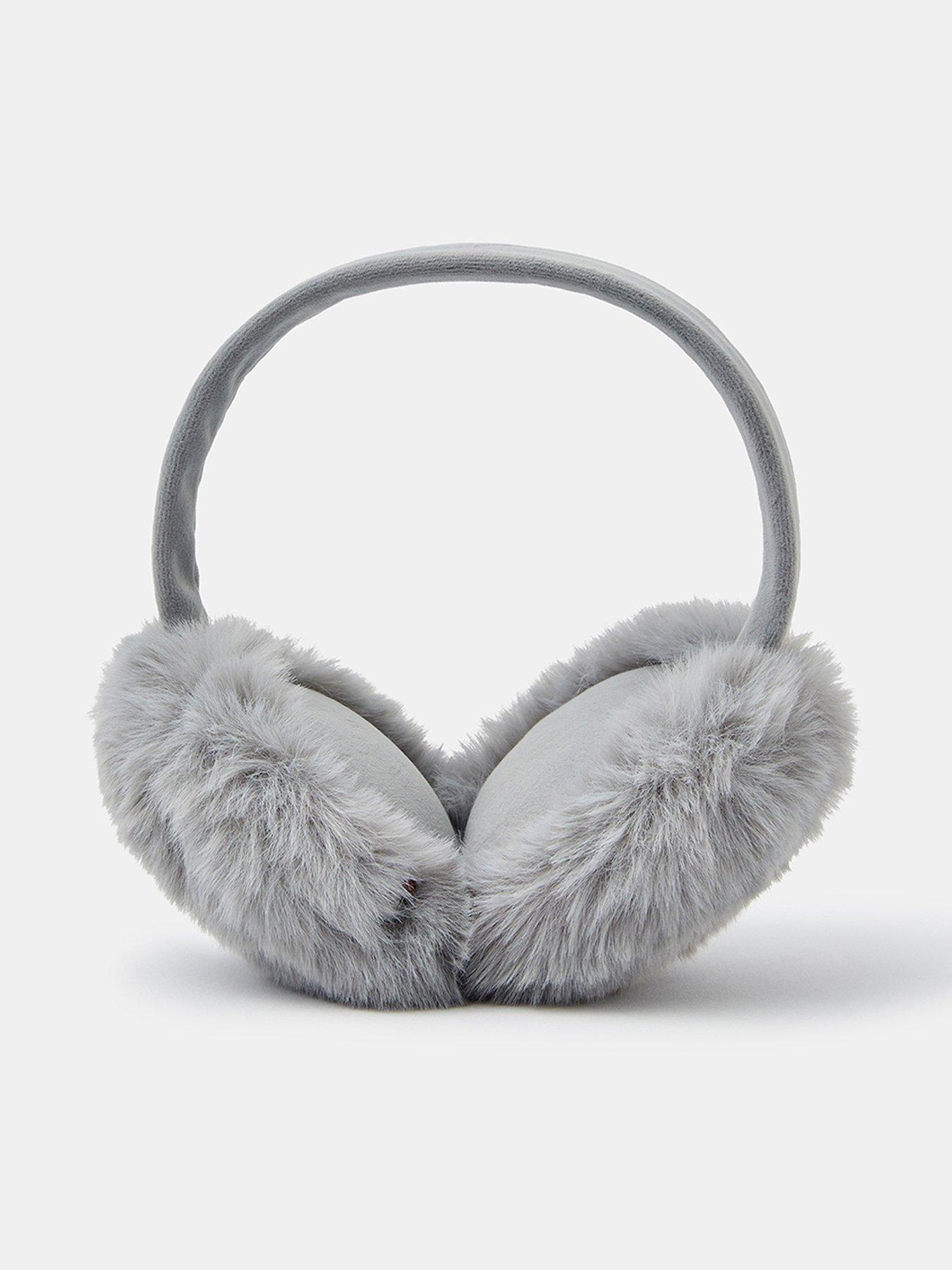 Accessorize Faux Fur Earmuffs - Grey