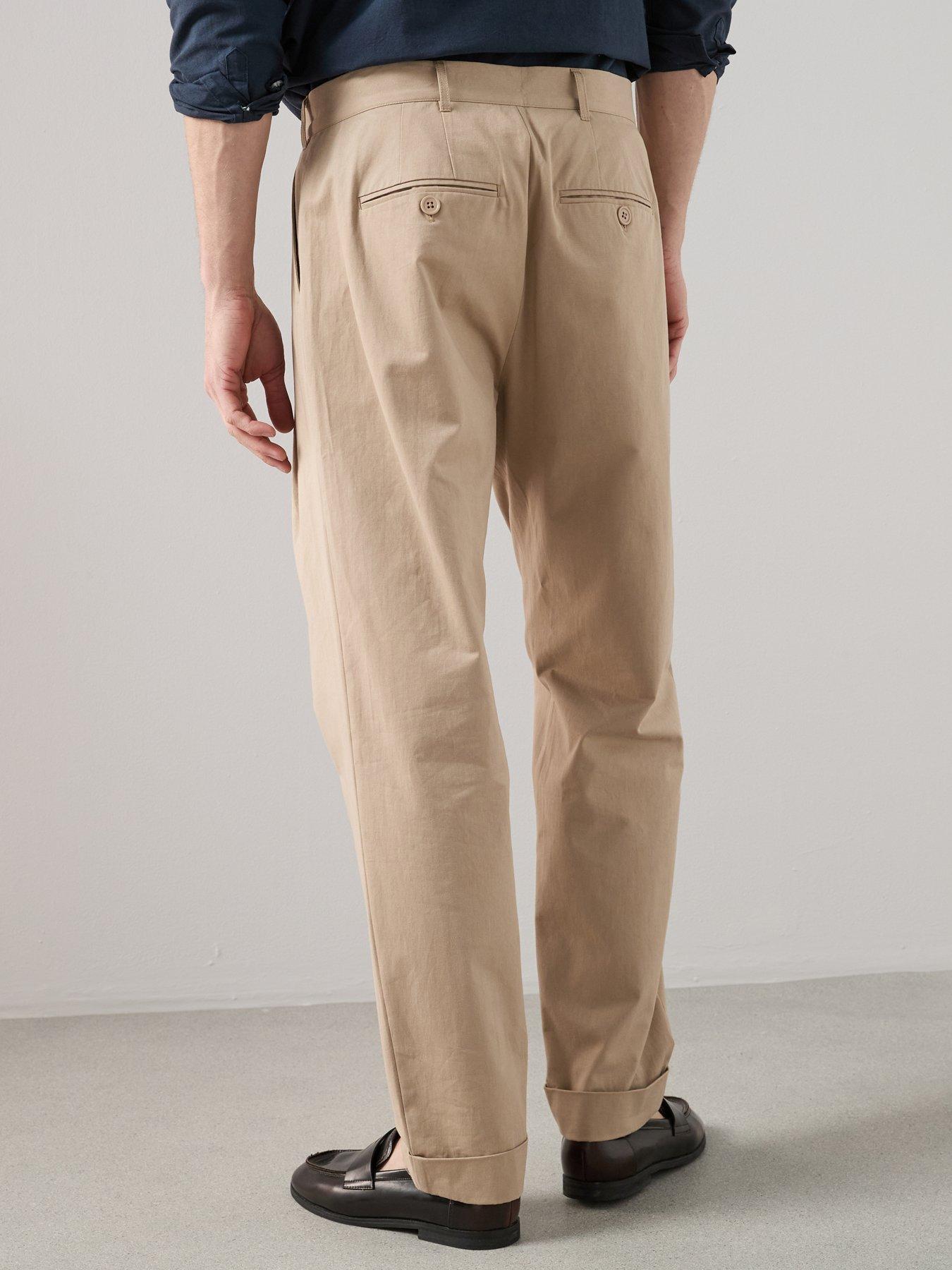 the-very-collection-turn-up-pleated-trouser-stone-beigestillFront