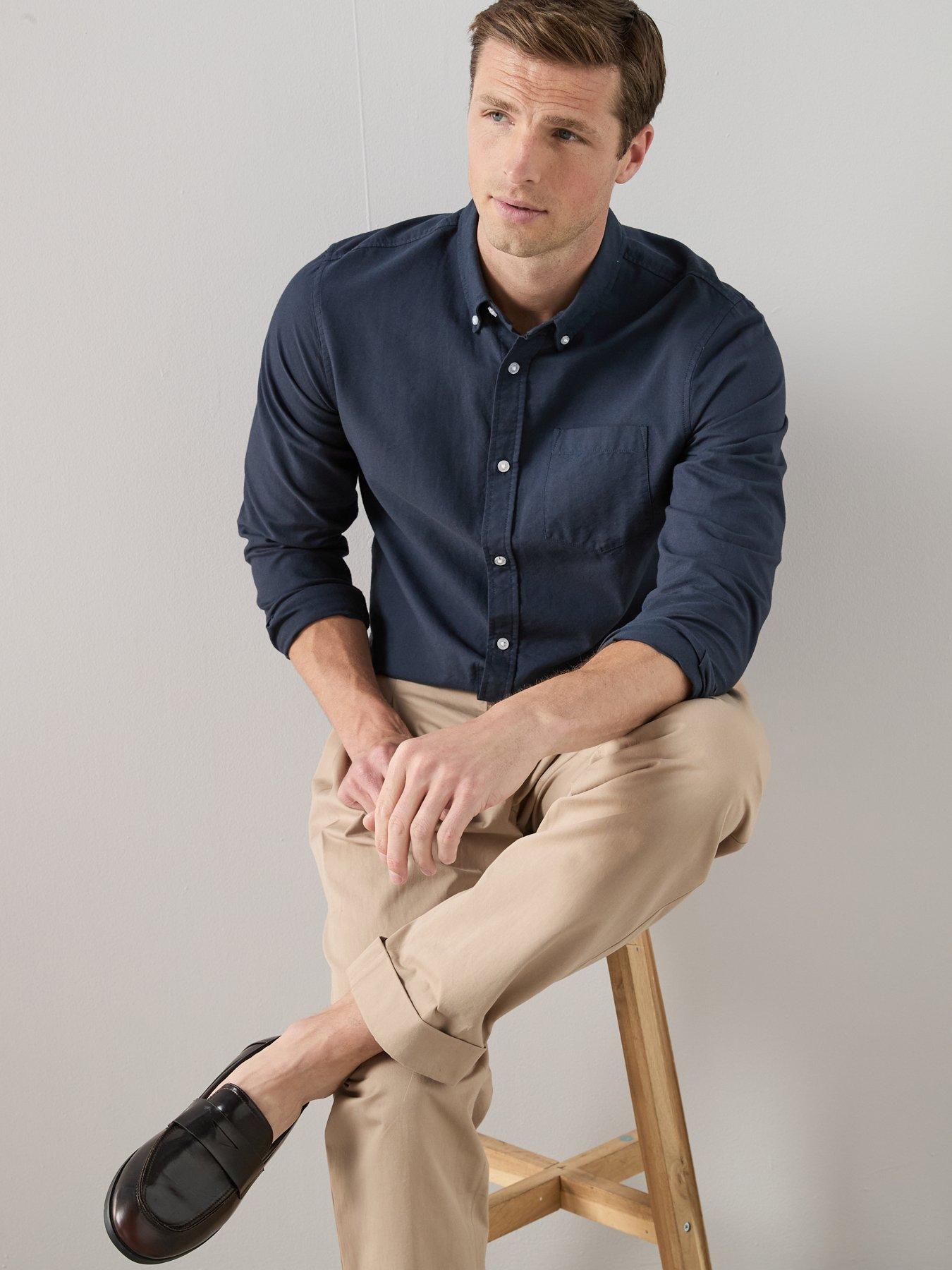 the-very-collection-turn-up-pleated-trouser-stone-beigeoutfit