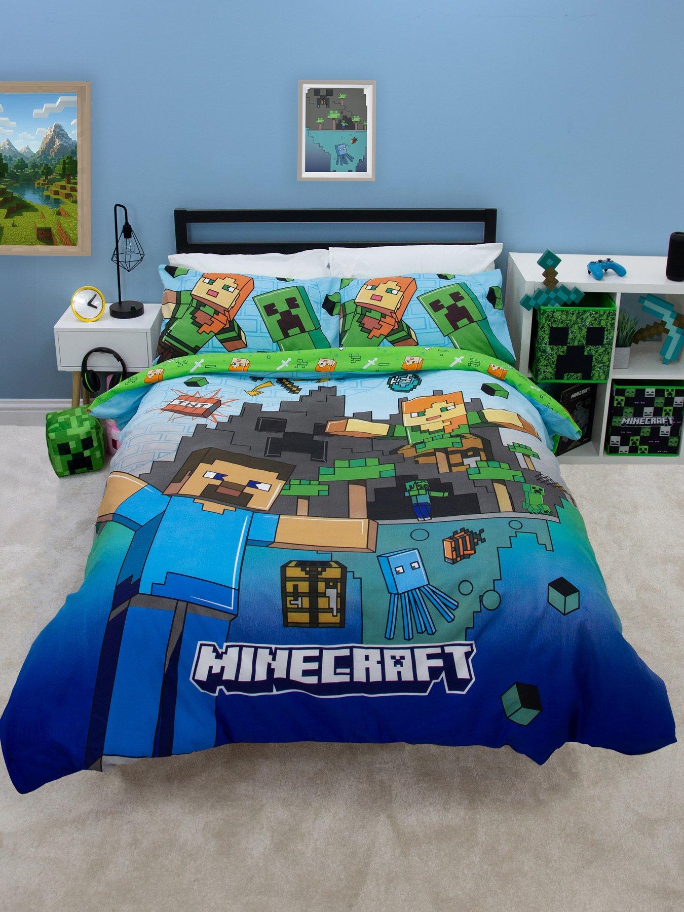 Image 1 of 7 of Minecraft Levels Panel Duvet