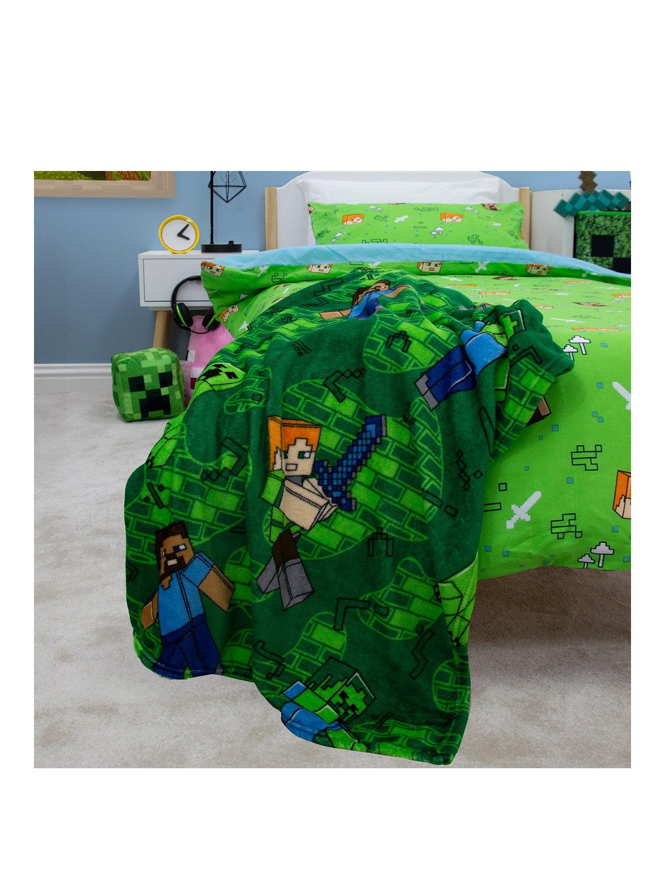 minecraft-minecraft-levels-fleece-blanketstillFront