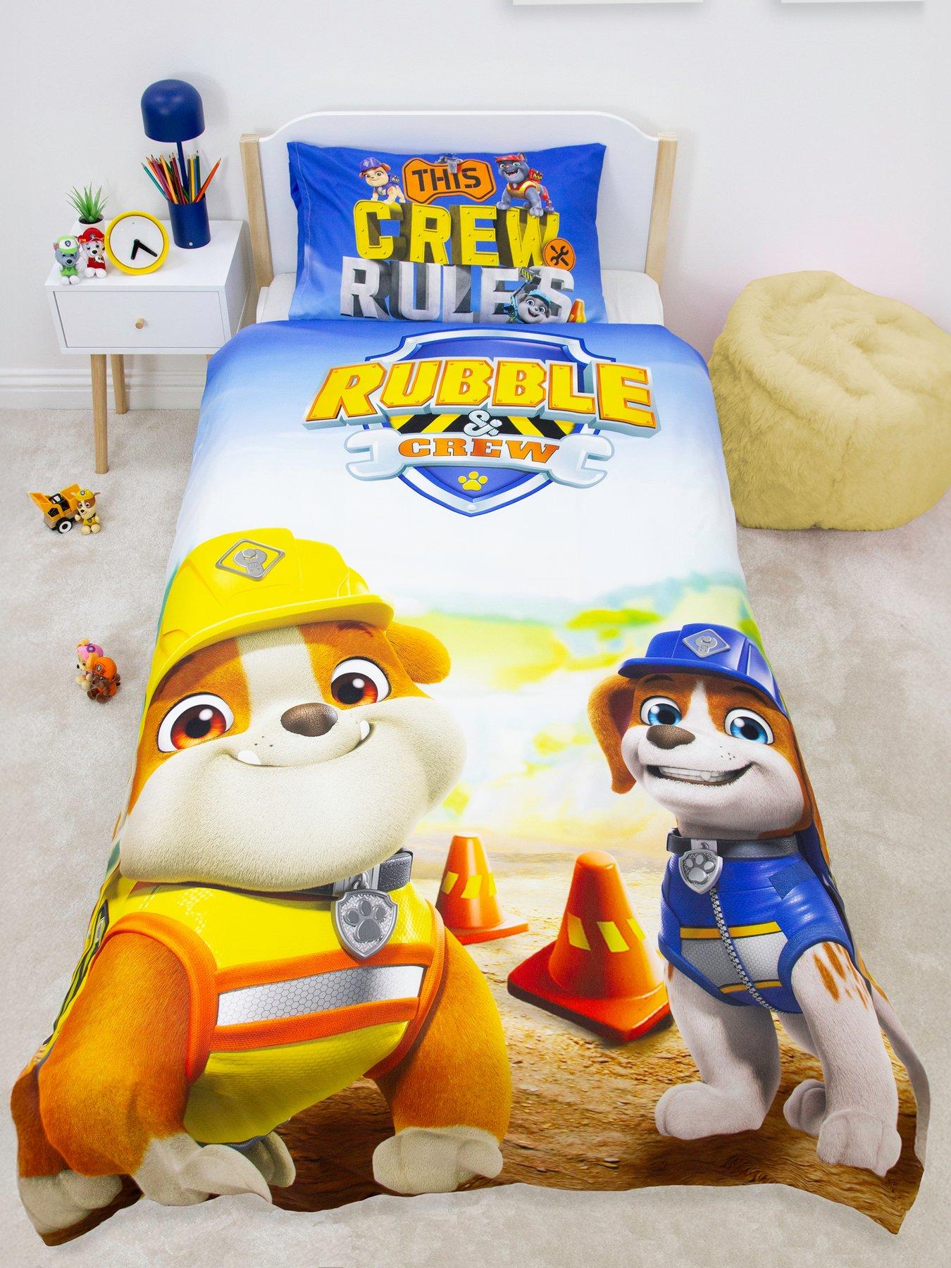 Paw Patrol Paw Patrol Rubble And Crew Panel Duvet- Single