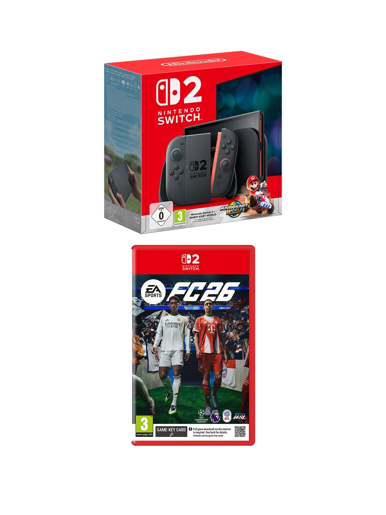 undefined Switch 2 Console + Mario Kart World + EA Sport FC 26