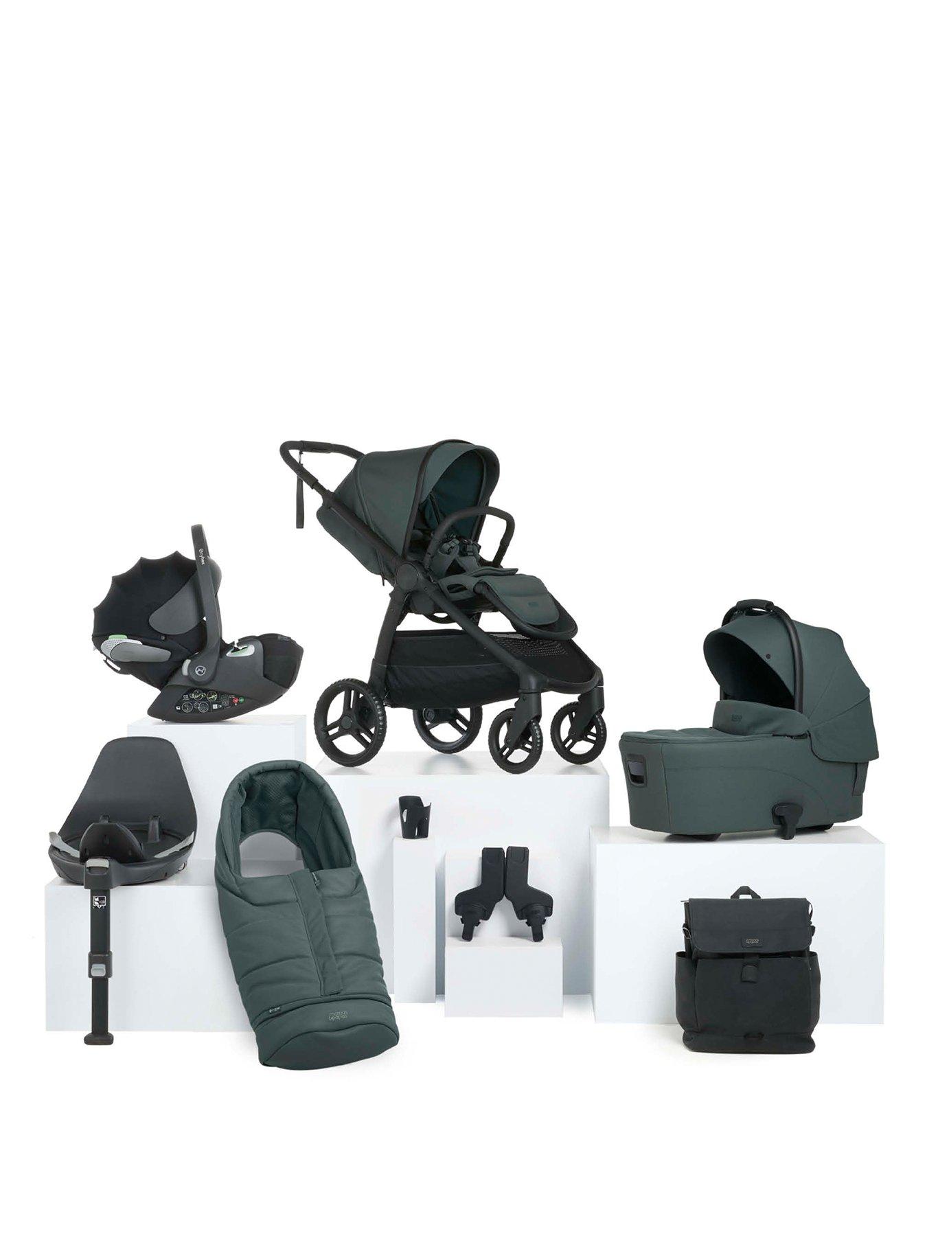 mamas-papas-complete-kit-ocarrosup2-teal-inc-pushchair-carrycot-adaptors-cupholder-bag-footmuff-cloud-t-amp-isofix-base