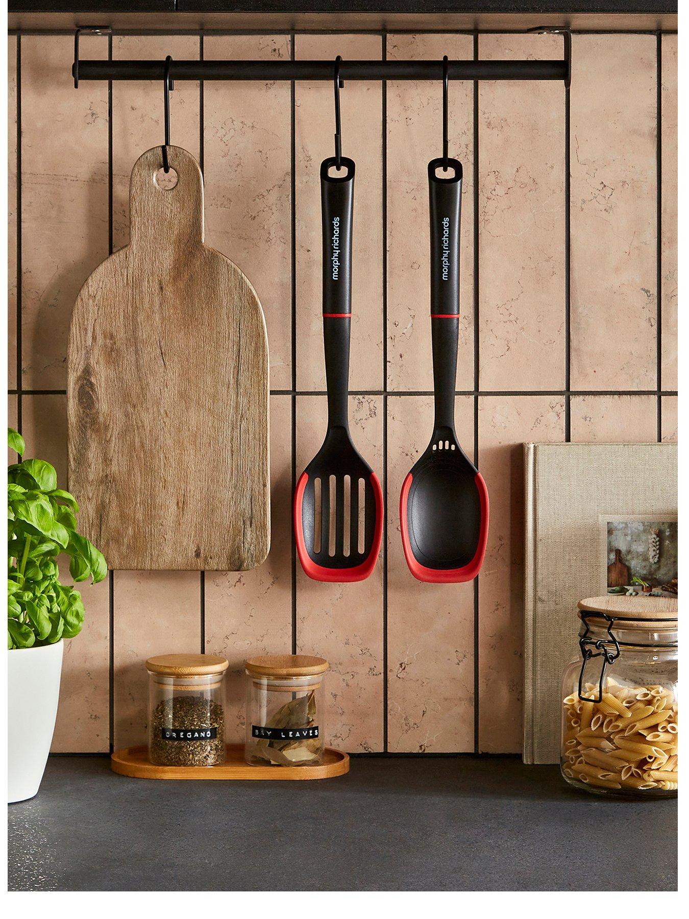 Morphy Richards Solid Spoon And Slotted Spoon Set