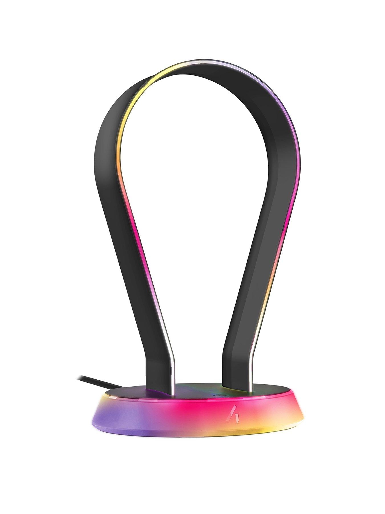 Image 1 of 8 of Stealth Stealth Light Up Charging Headset Stand - Glow Black