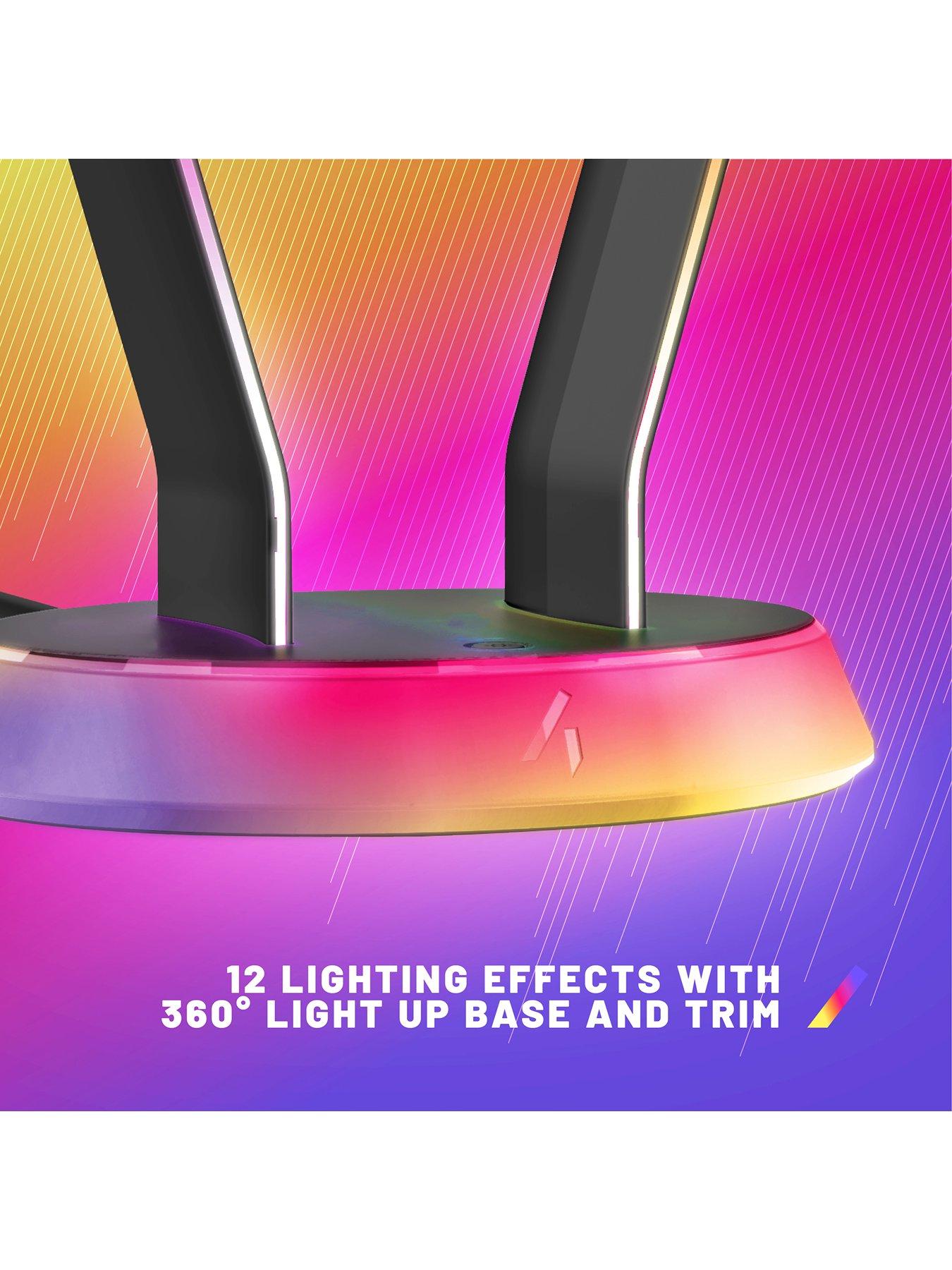 Image 3 of 8 of Stealth Stealth Light Up Charging Headset Stand - Glow Black