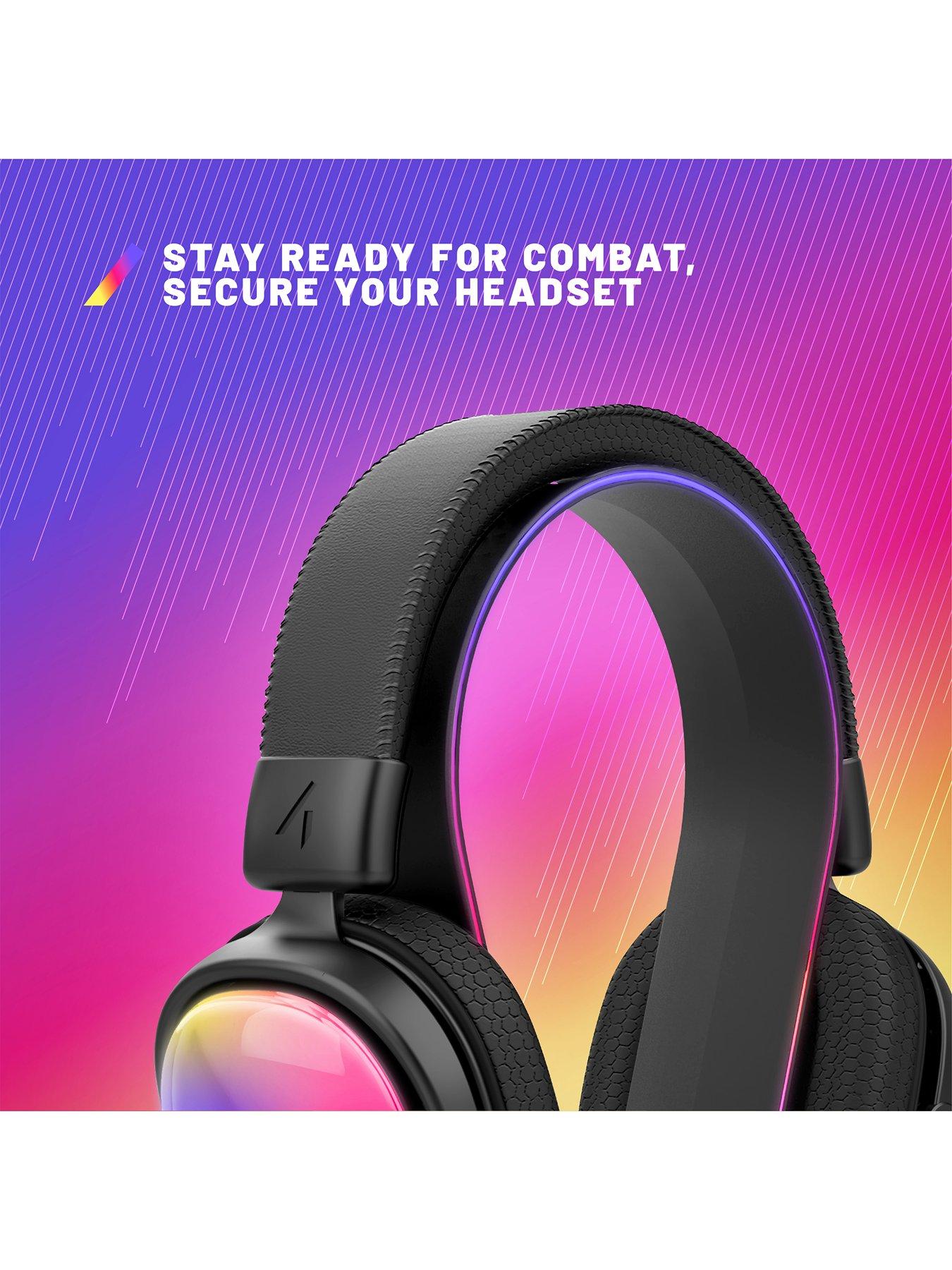 Image 4 of 8 of Stealth Stealth Light Up Charging Headset Stand - Glow Black