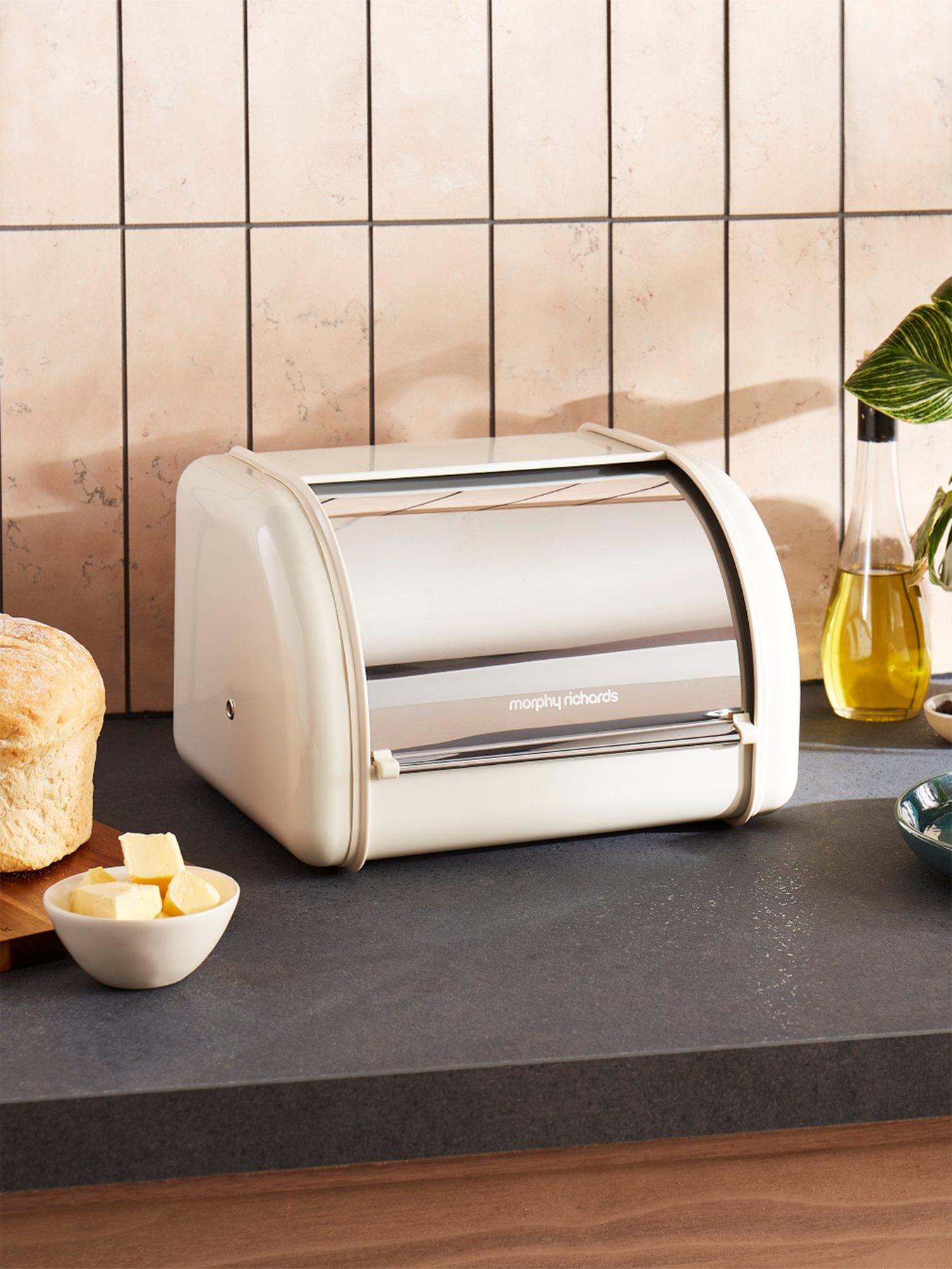 Image 1 of 7 of Morphy Richards Equip Compact Bread Bin Cream