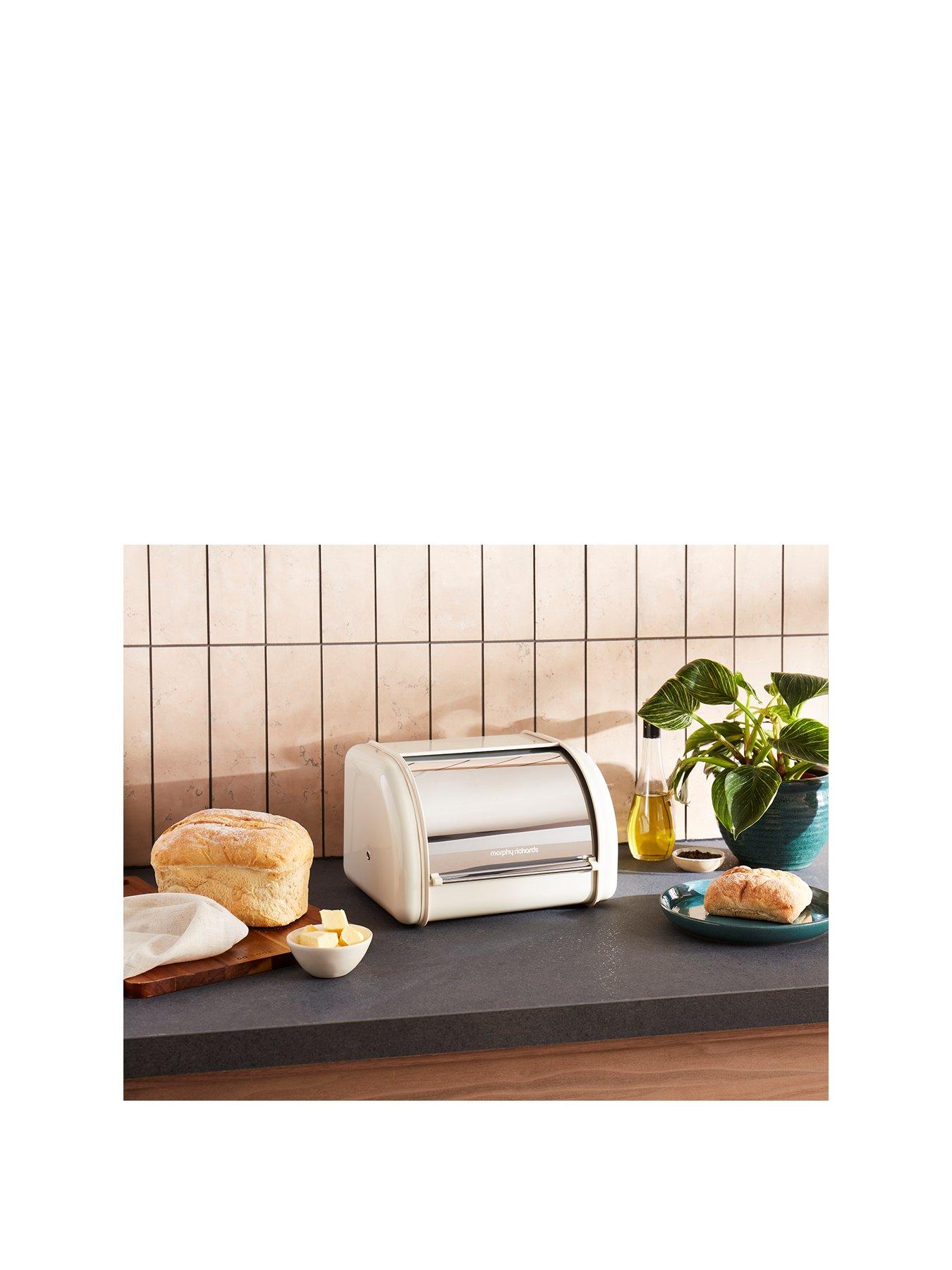 Image 2 of 7 of Morphy Richards Equip Compact Bread Bin Cream