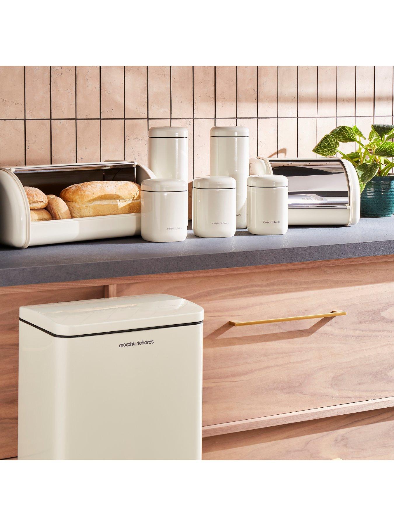 Image 7 of 7 of Morphy Richards Equip Compact Bread Bin Cream