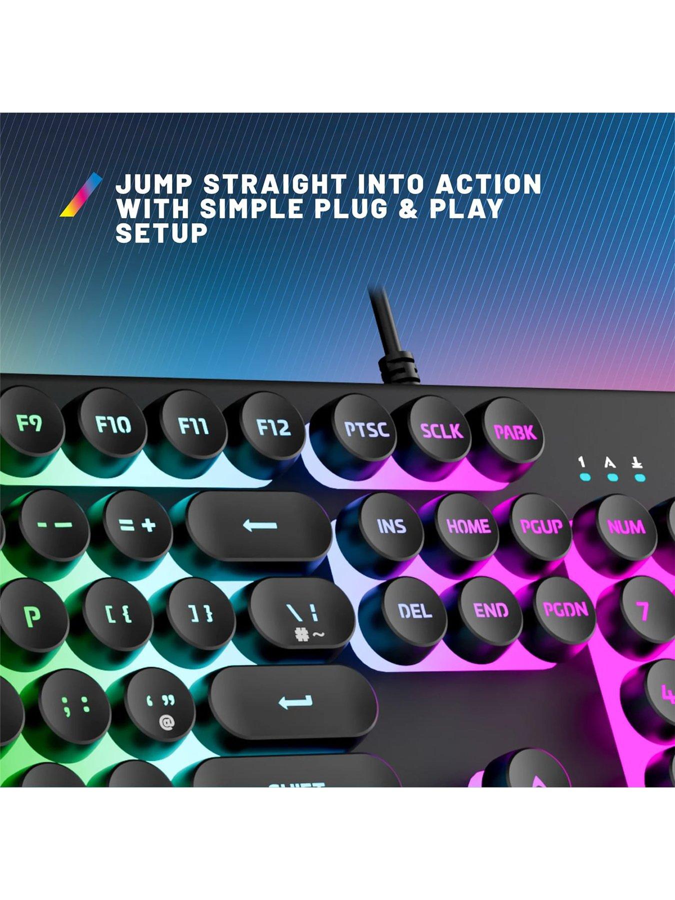 Stealth Stealth Light Up Gaming Keyboard 104 Keys - Black | Very Ireland