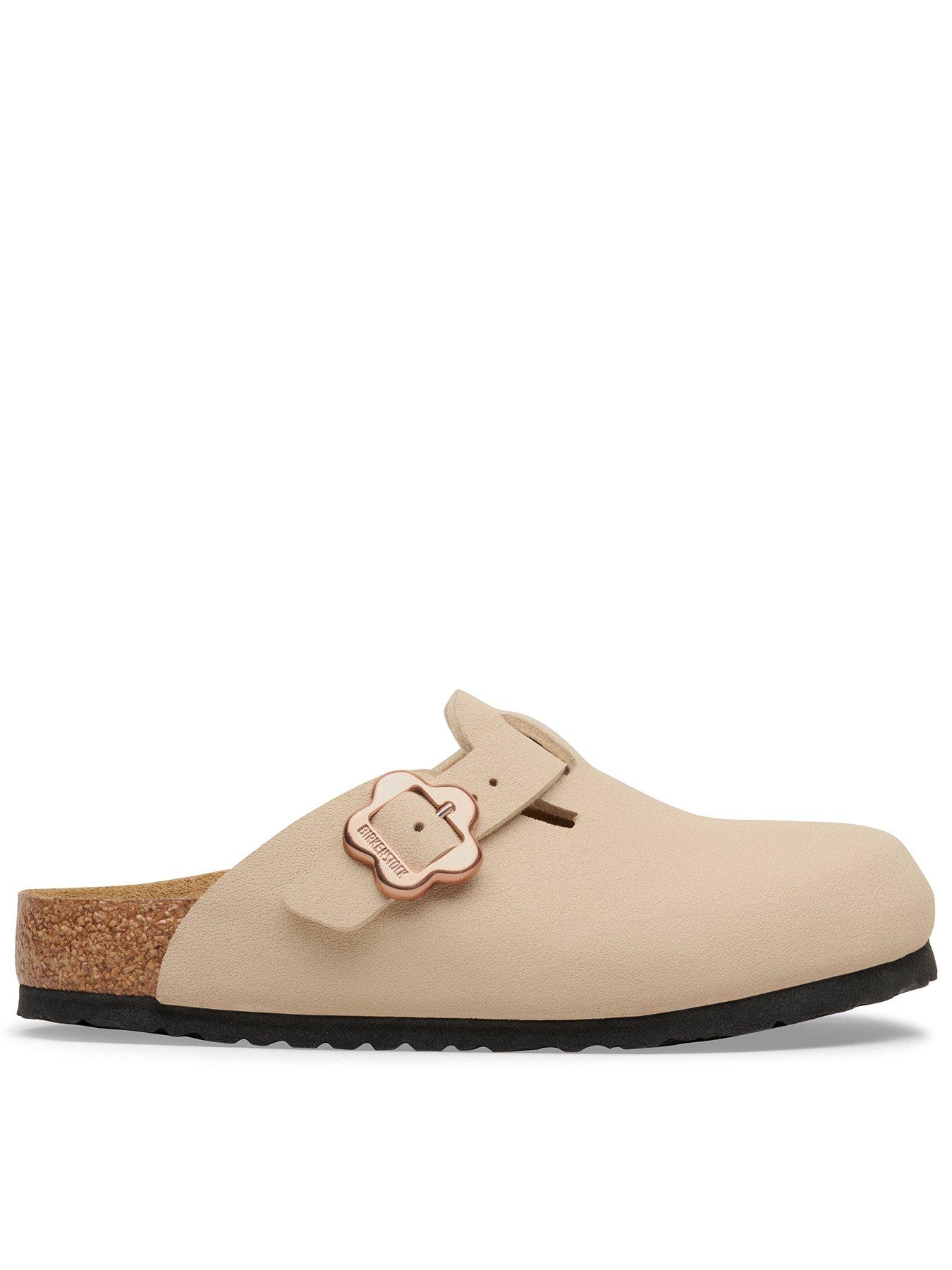 Birkenstock Boston Flower Buckle Clog - Sandcastle