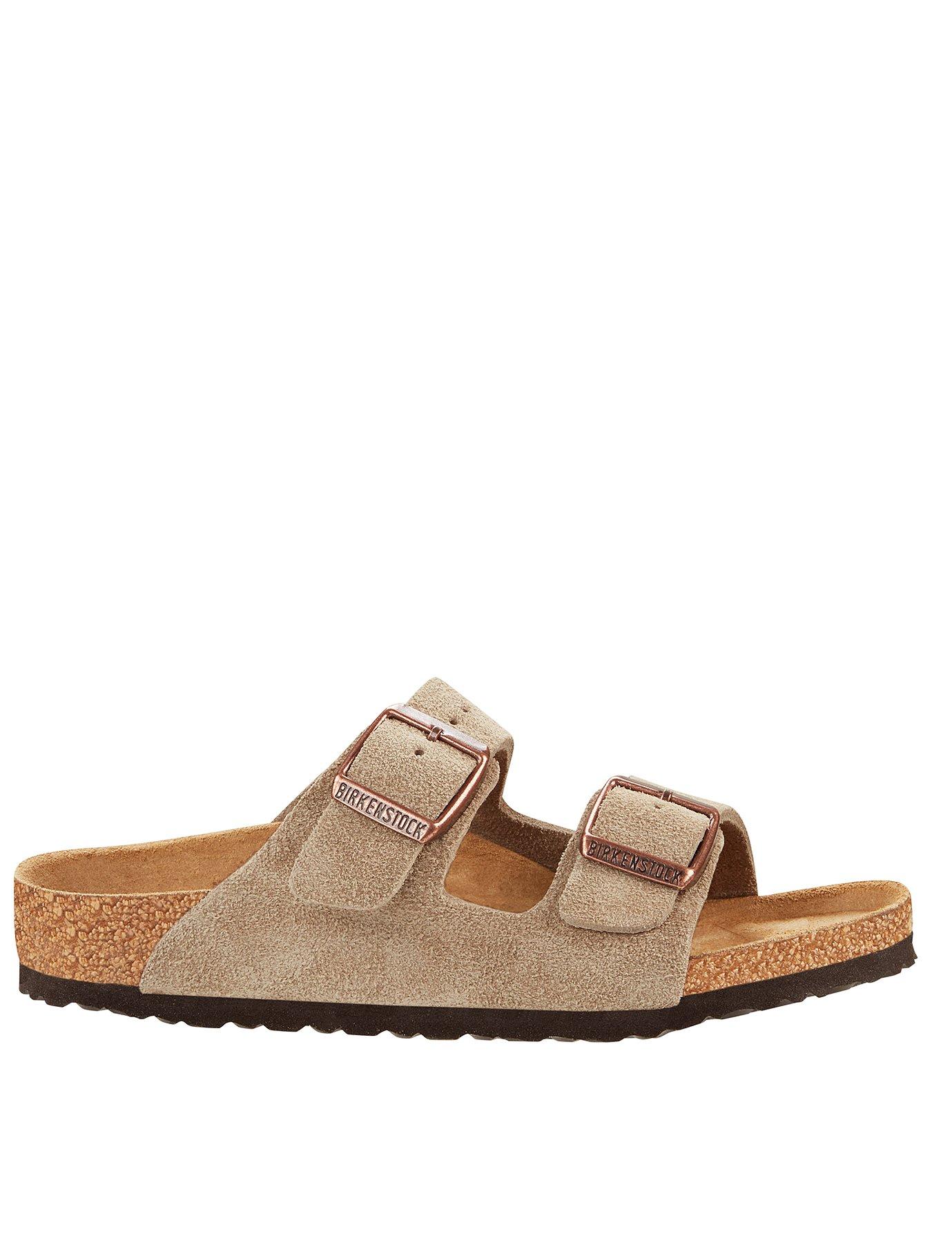 Image 1 of 3 of Birkenstock Arizona Suede Sandal - Taupe
