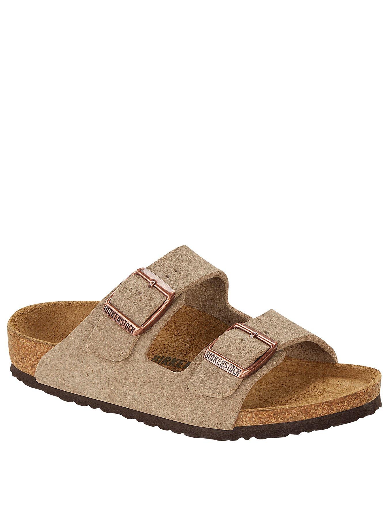 Image 2 of 3 of Birkenstock Arizona Suede Sandal - Taupe