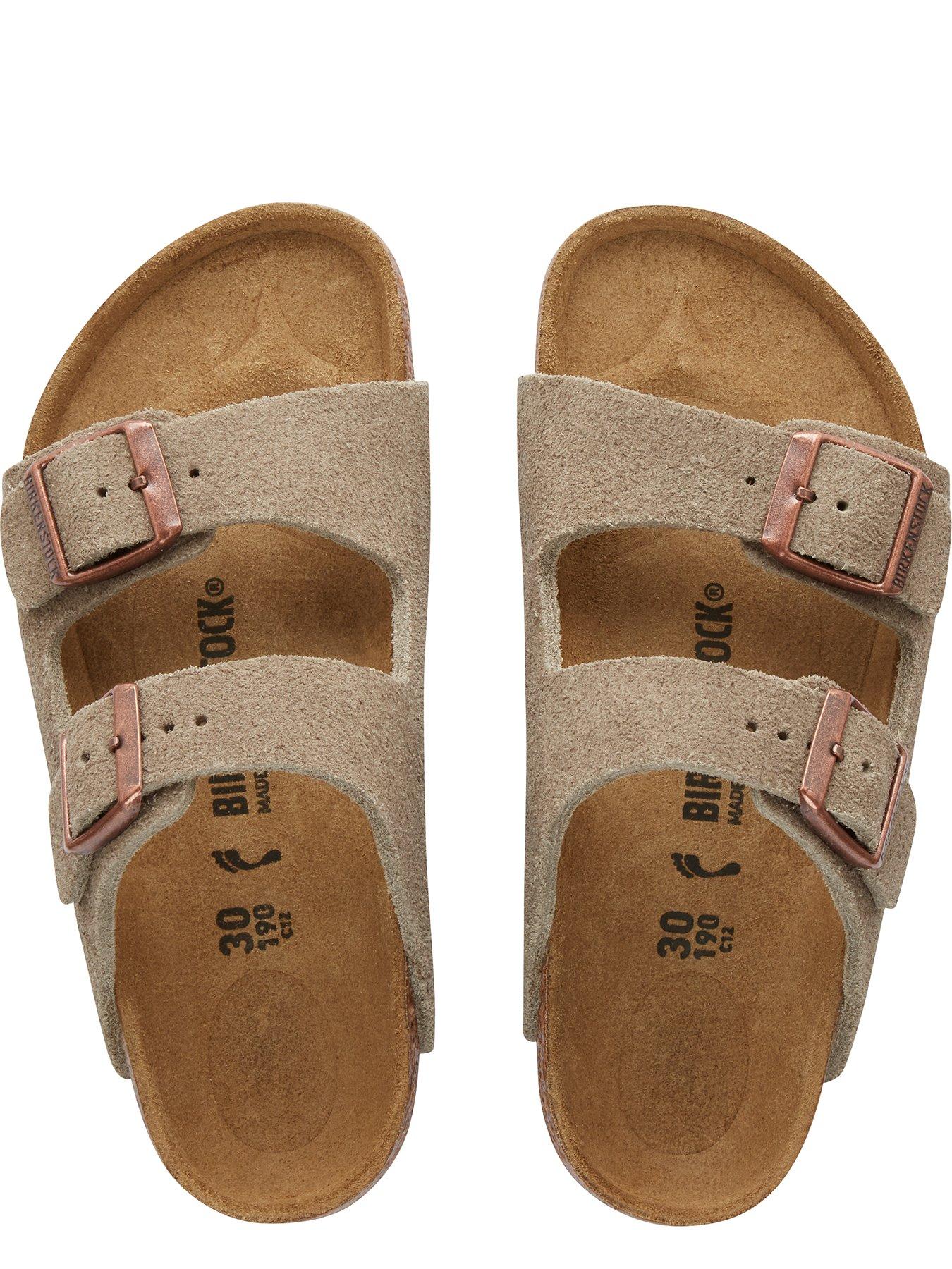 Image 3 of 3 of Birkenstock Arizona Suede Sandal - Taupe