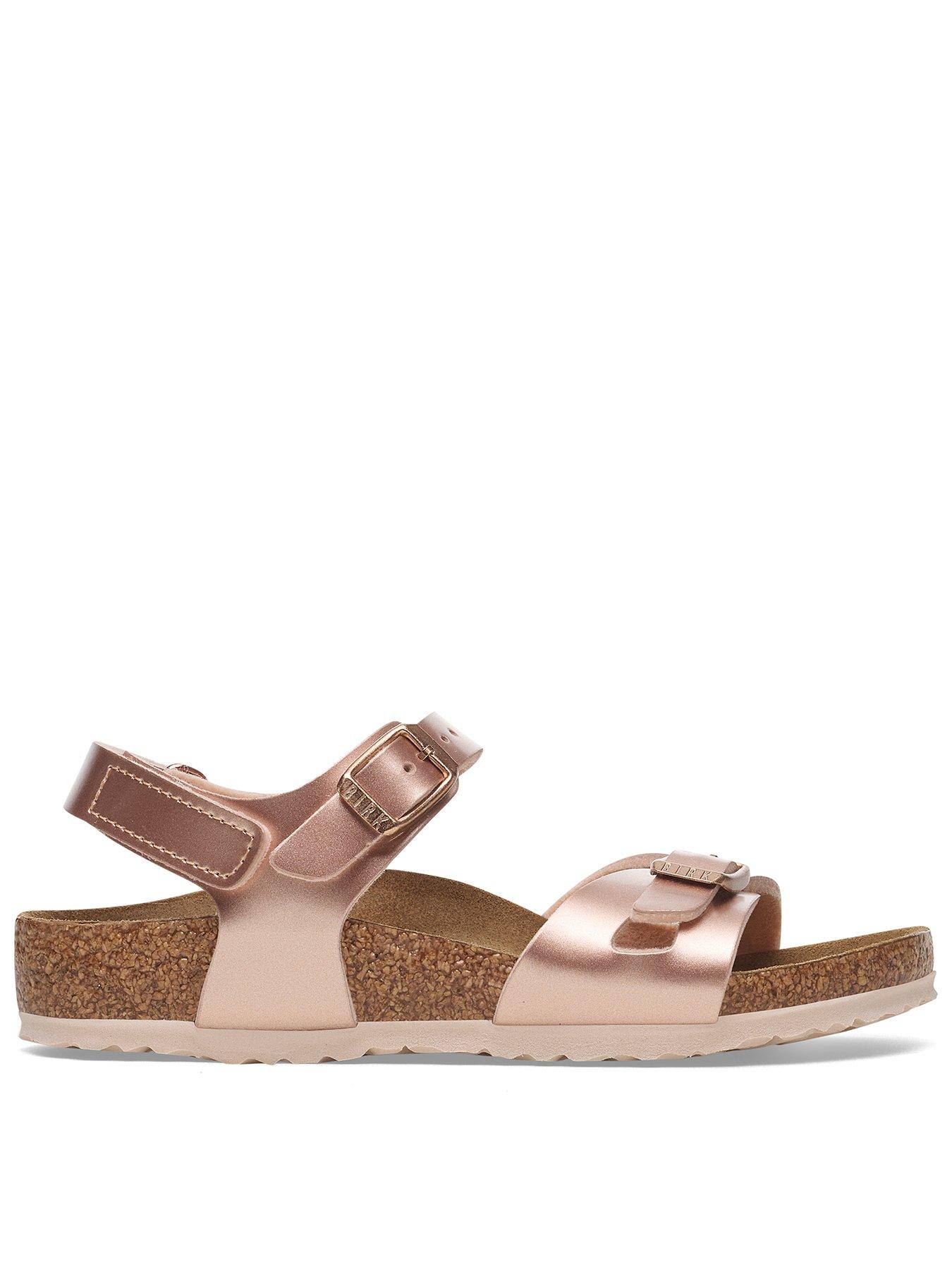 Image 1 of 3 of Birkenstock Rio Metallic Sandal - Copper