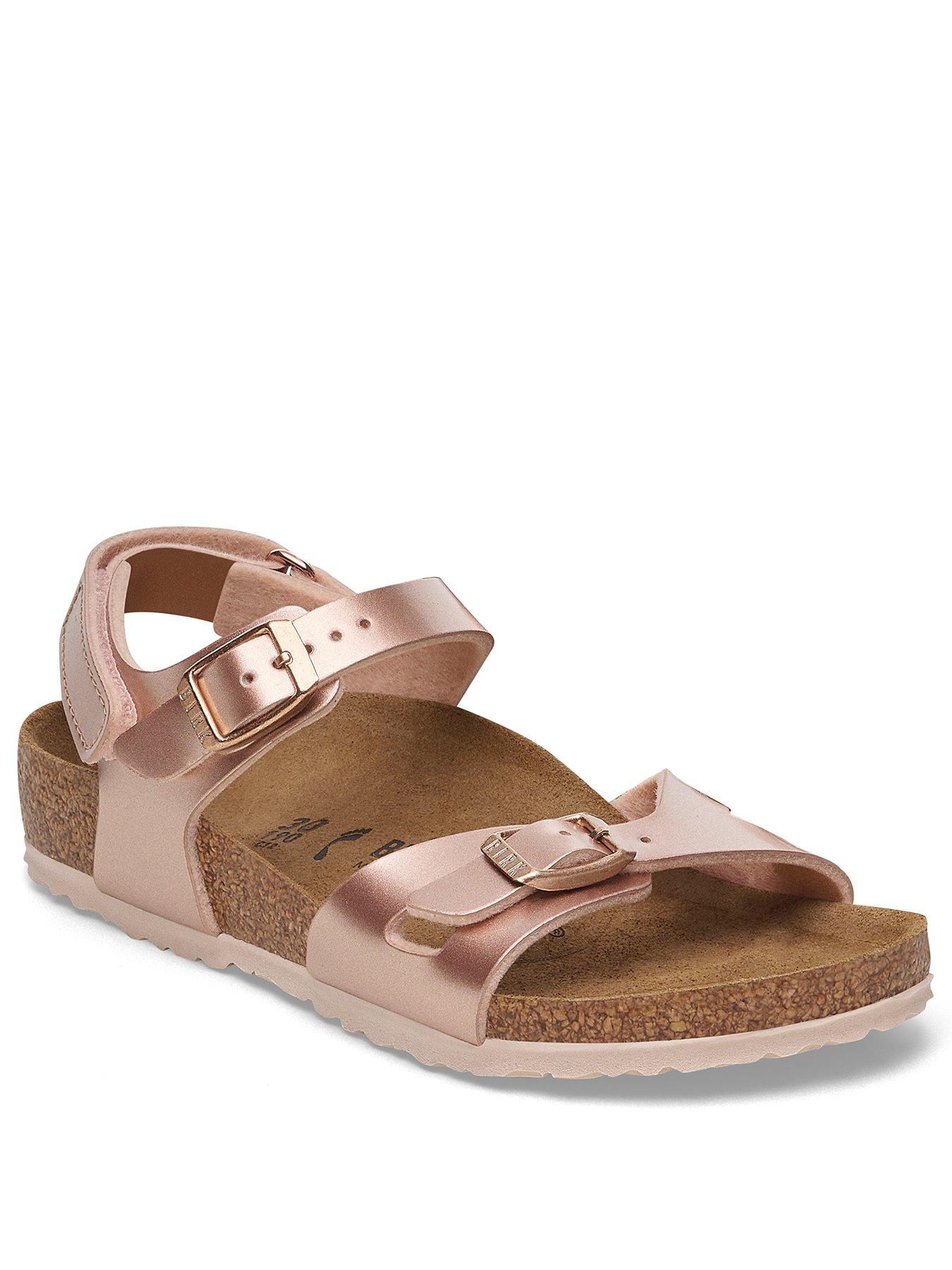 Image 2 of 3 of Birkenstock Rio Metallic Sandal - Copper