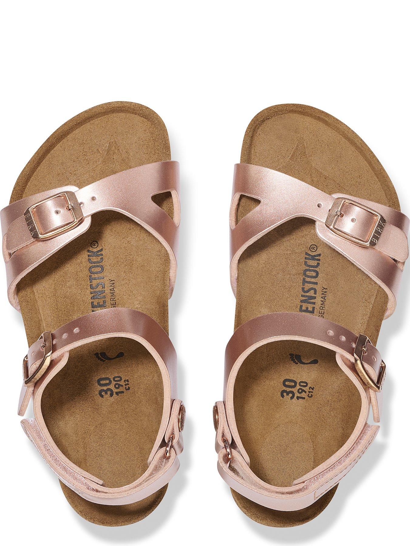 Image 3 of 3 of Birkenstock Rio Metallic Sandal - Copper