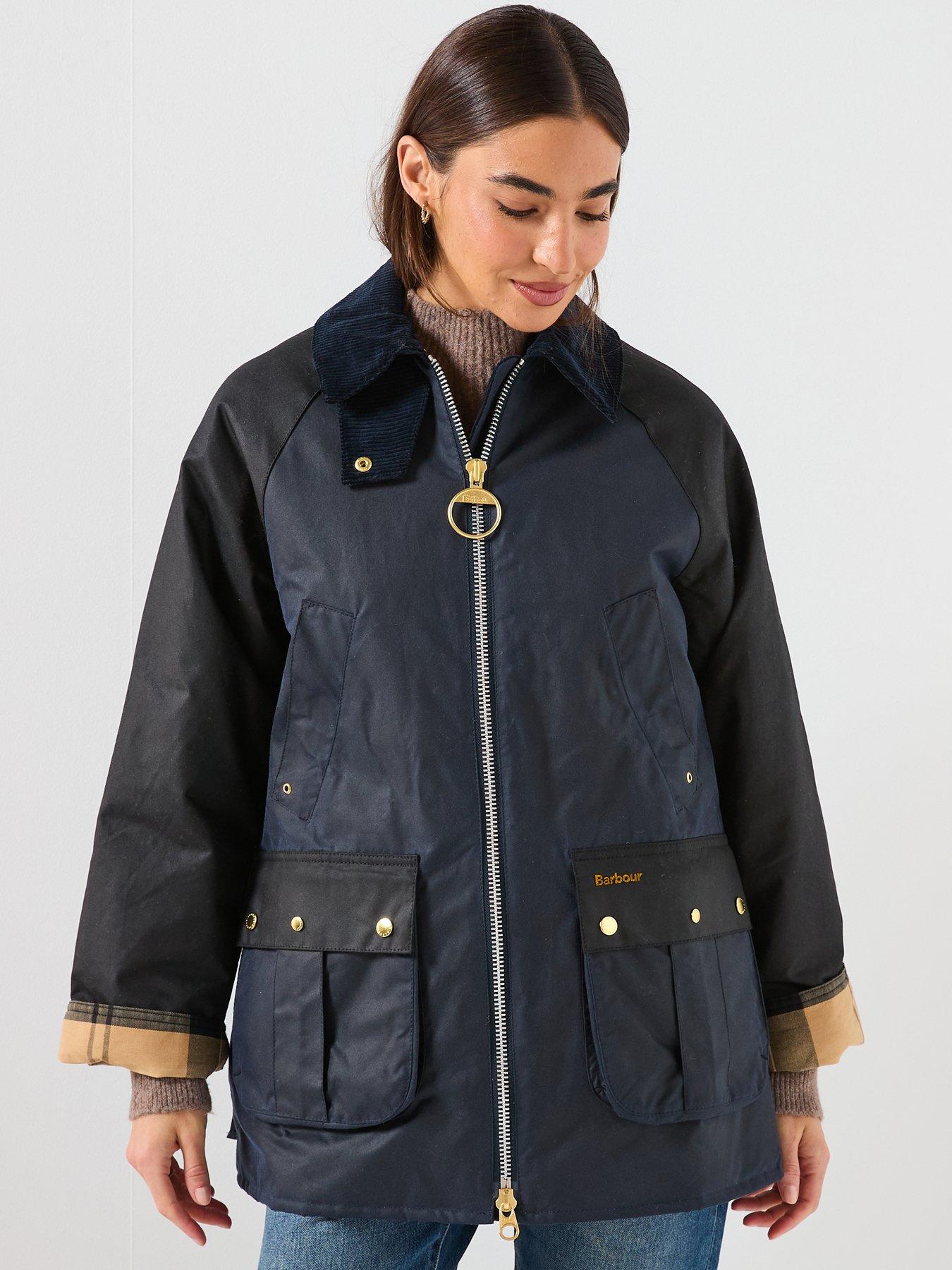Image 1 of 6 of Barbour Kettlewell Wax Jacket - Navy