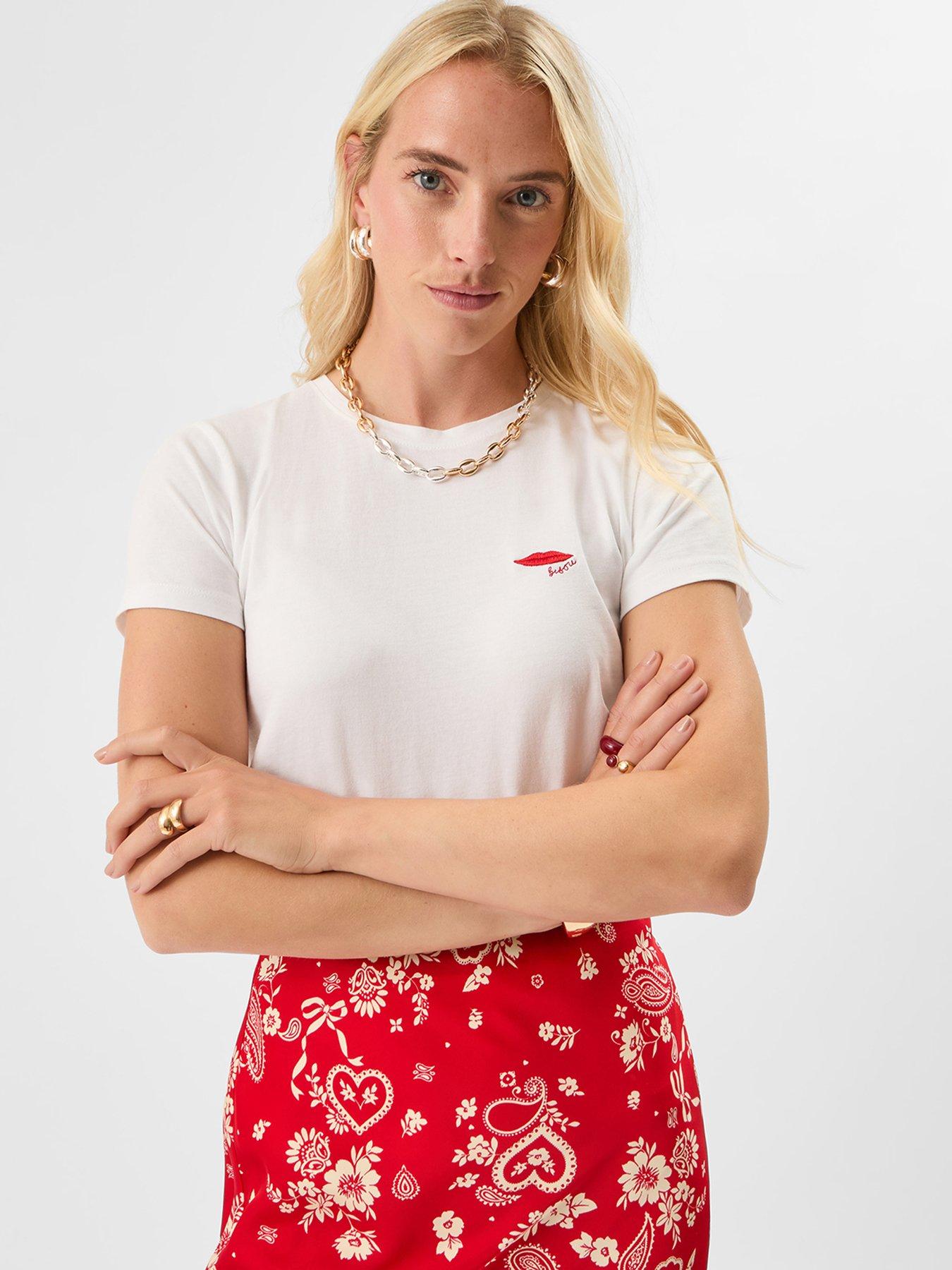 accessorize-t-shirt-with-lip-embroidery-white