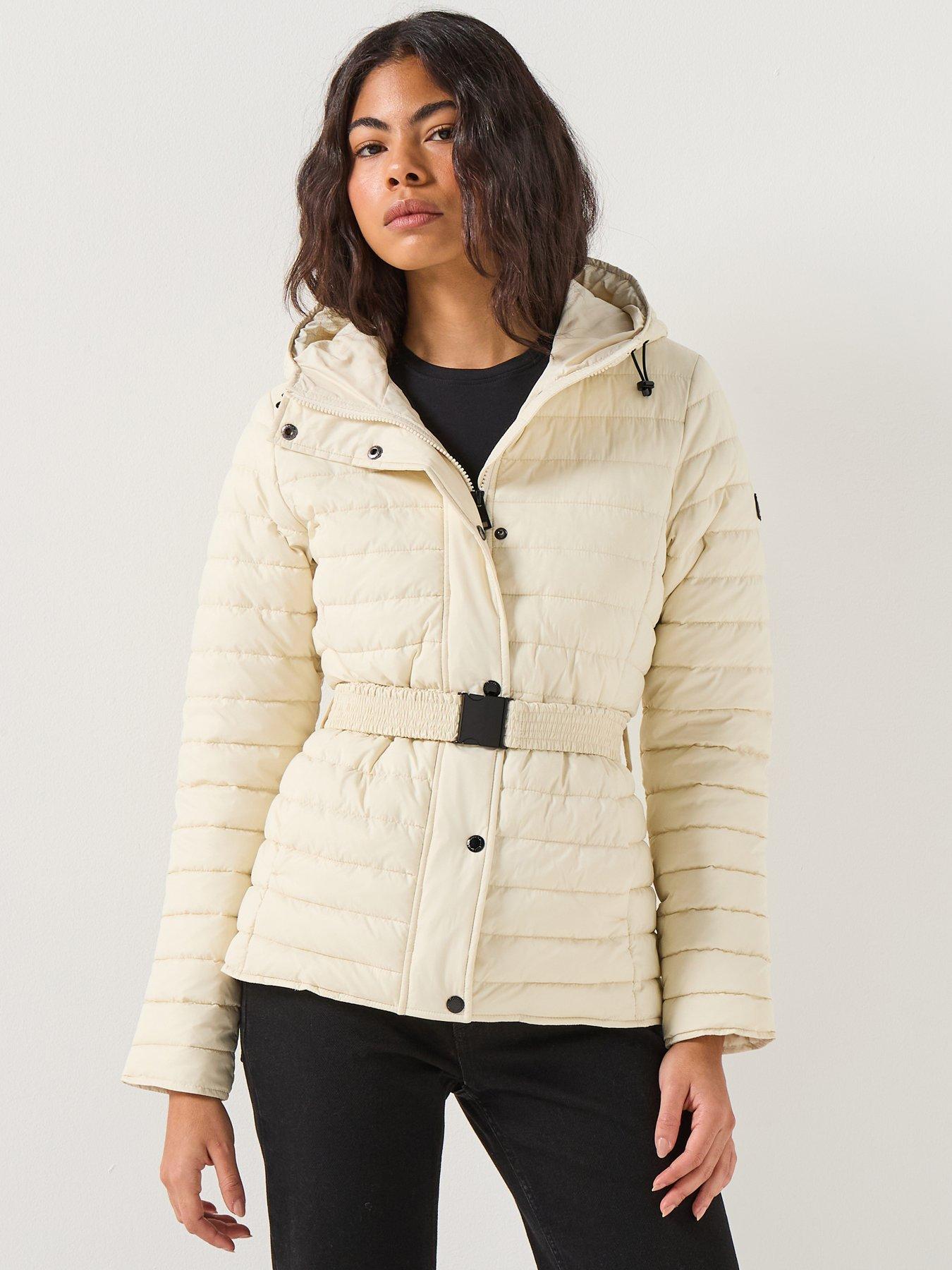 Barbour International Jada Puffer Jacket- Cream
