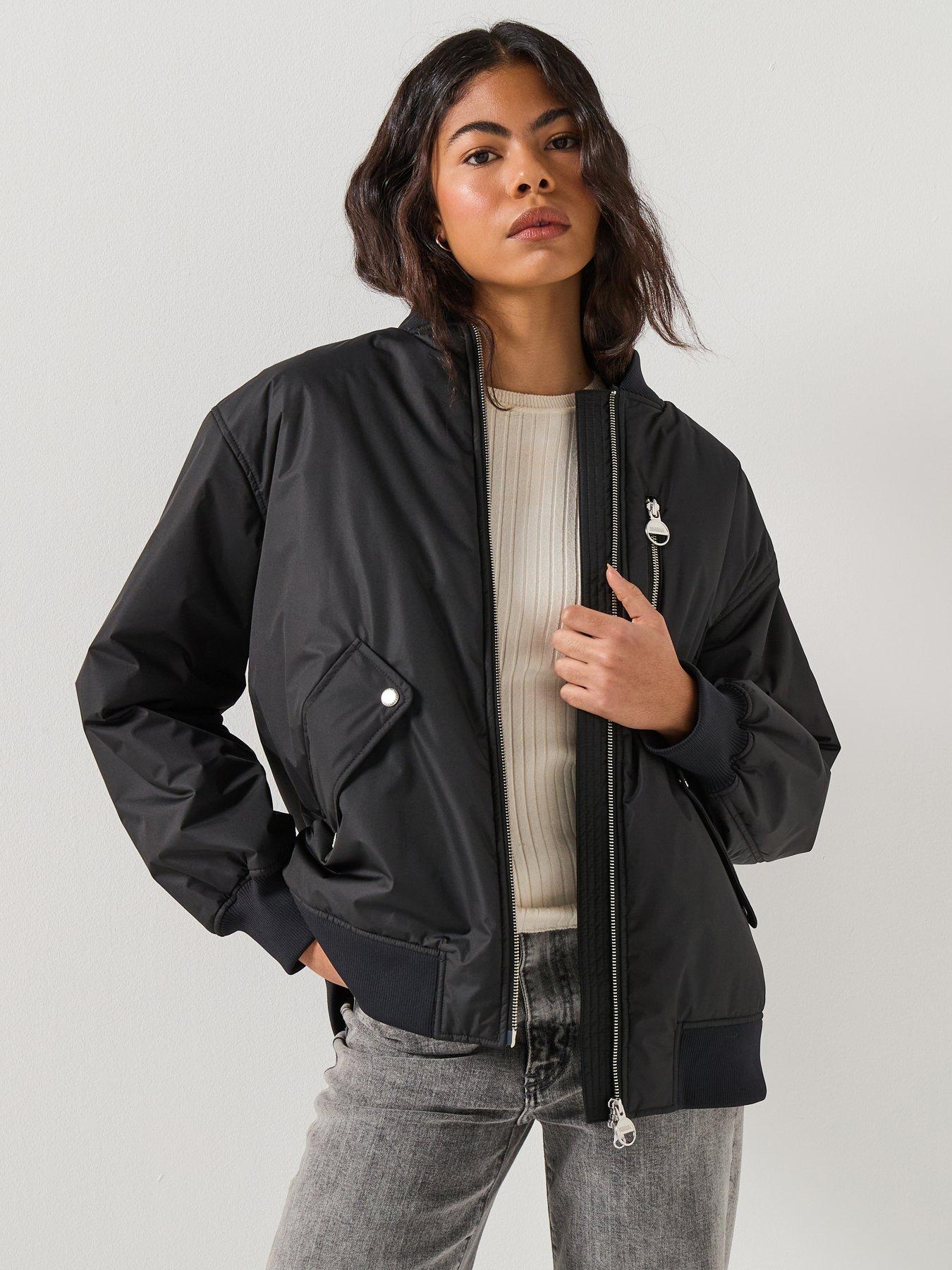 Image 1 of 6 of Barbour International Kuala Showerproof Bomber&nbsp;Jacket- Black