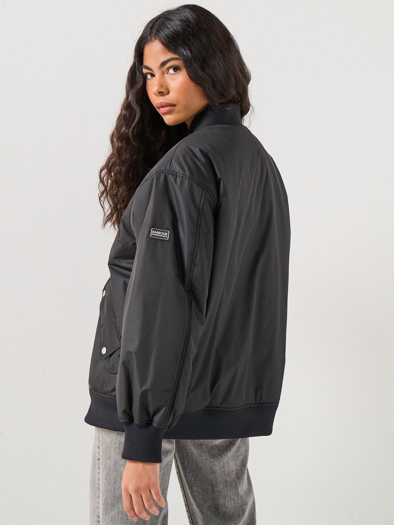 Image 2 of 6 of Barbour International Kuala Showerproof Bomber&nbsp;Jacket- Black