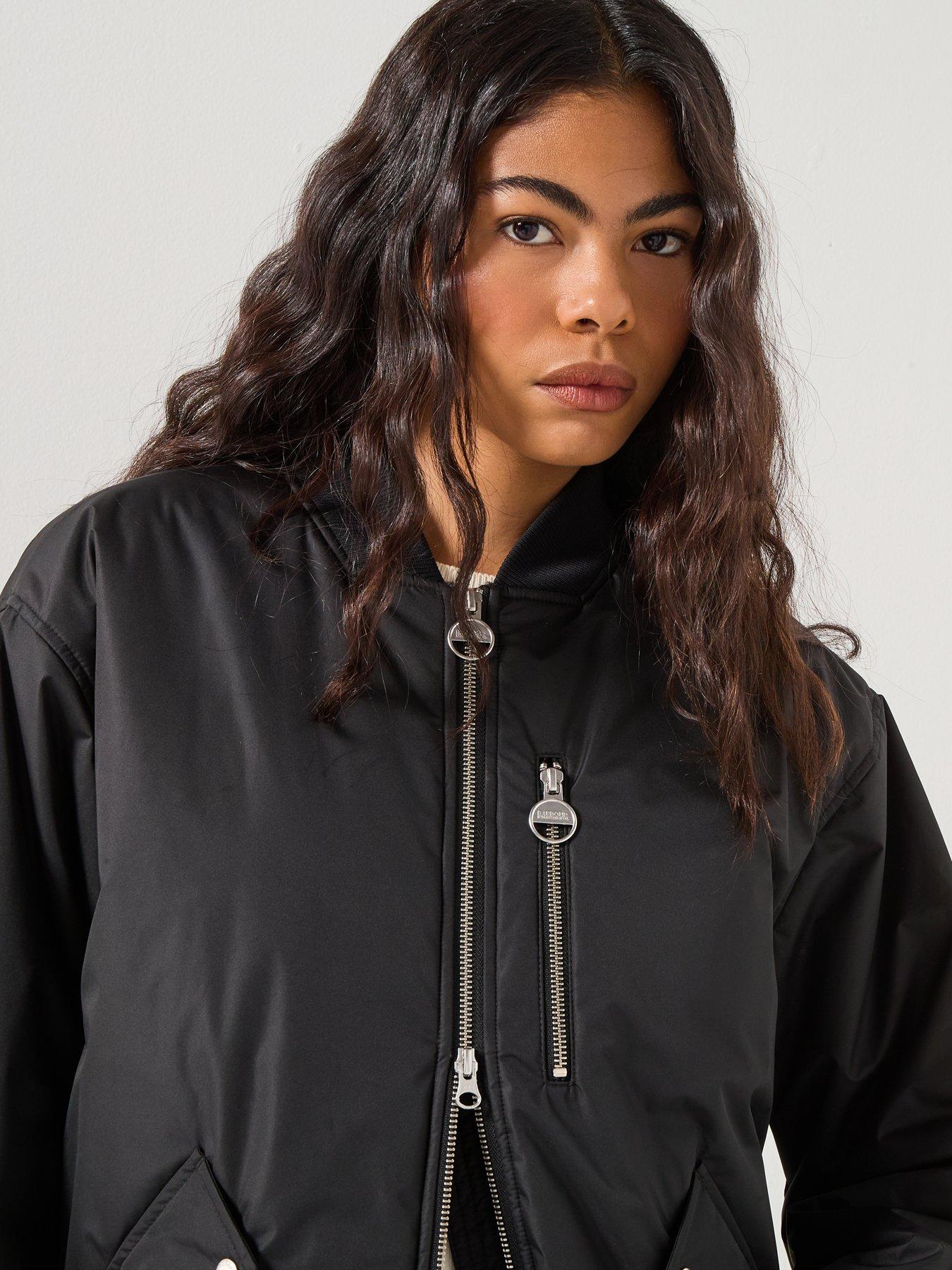 Image 4 of 6 of Barbour International Kuala Showerproof Bomber&nbsp;Jacket- Black