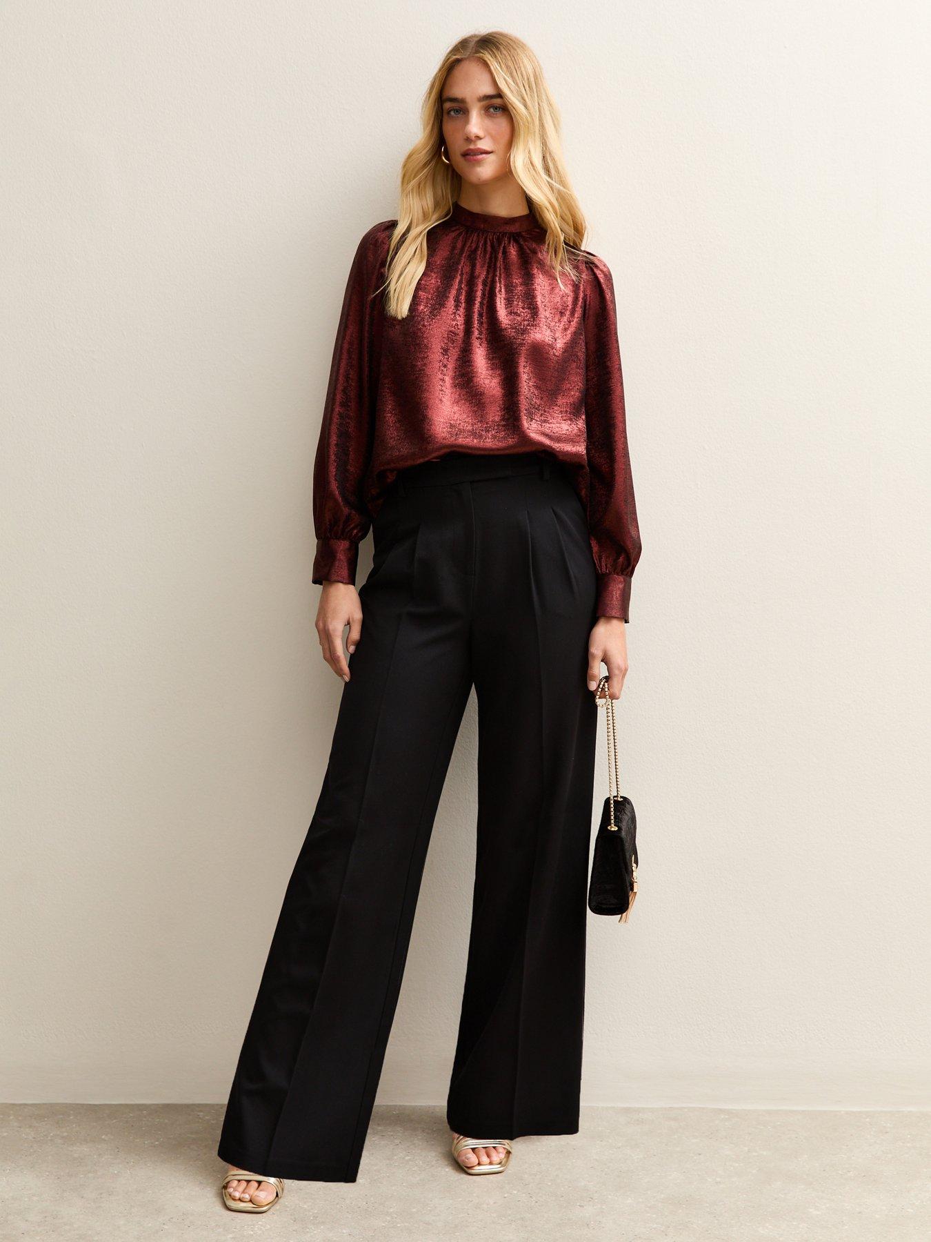 new-look-metallic-high-neck-blouse-dark-burgundy-redback