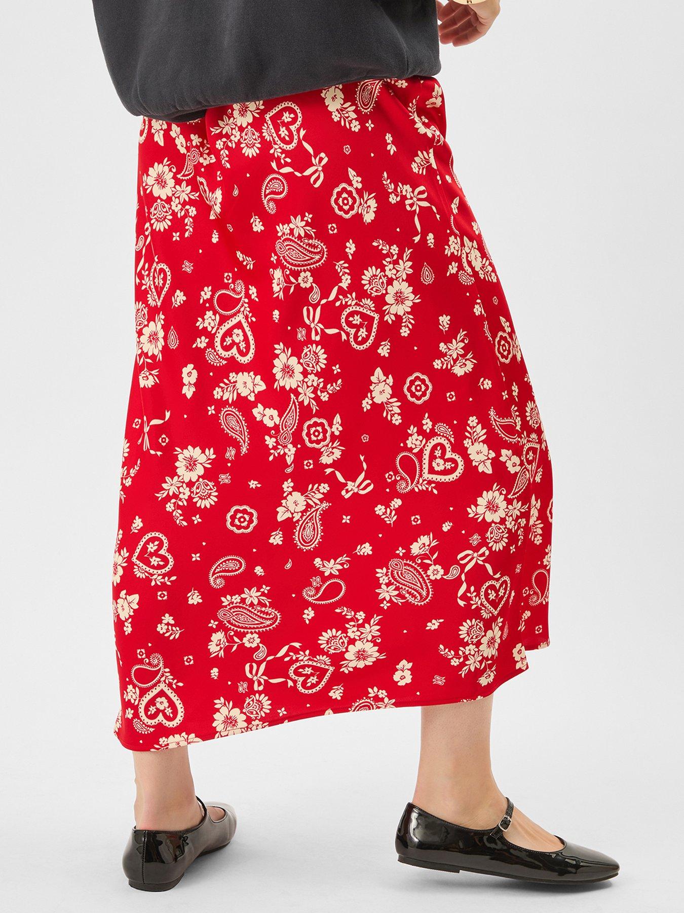 accessorize-paisley-satin-slip-skirtnbsp--redstillFront