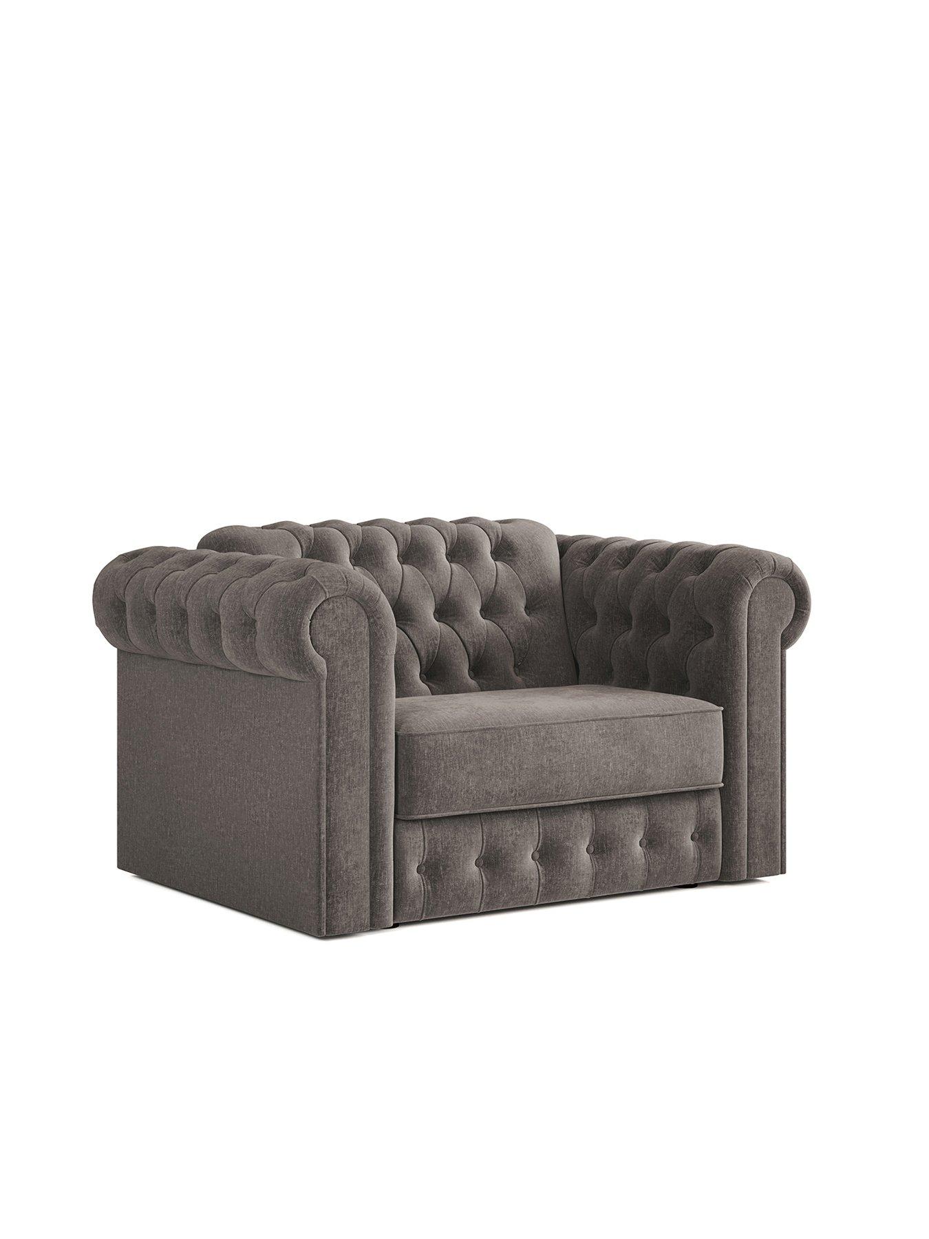 Jaybe Chesterfield Snuggler Sofa Bed With E-sprung Mattress