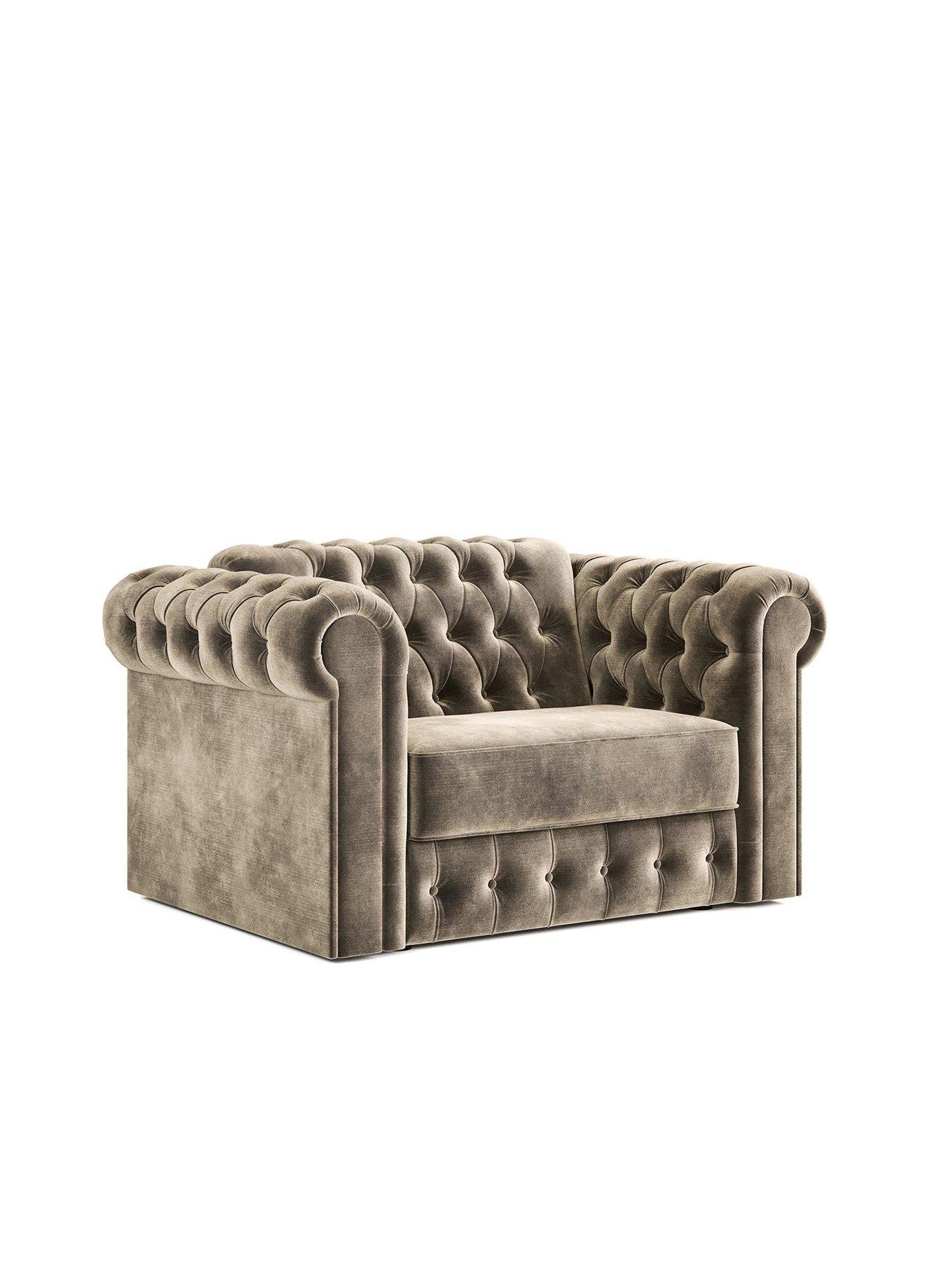 Jaybe Chesterfield Snuggler Sofa Bed With E-sprung Mattress