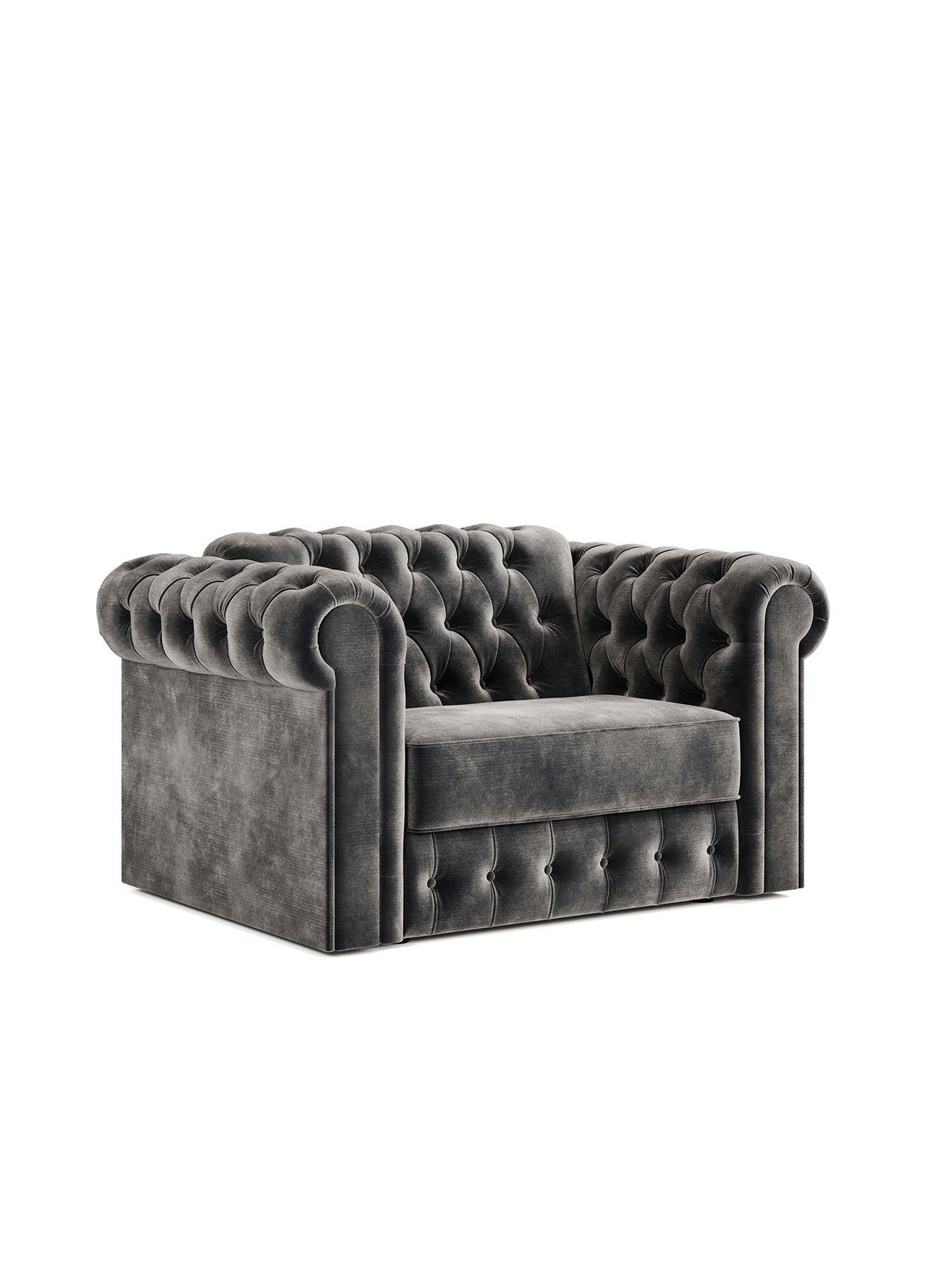 Jaybe Chesterfield Snuggler Sofa Bed With E-sprung Mattress