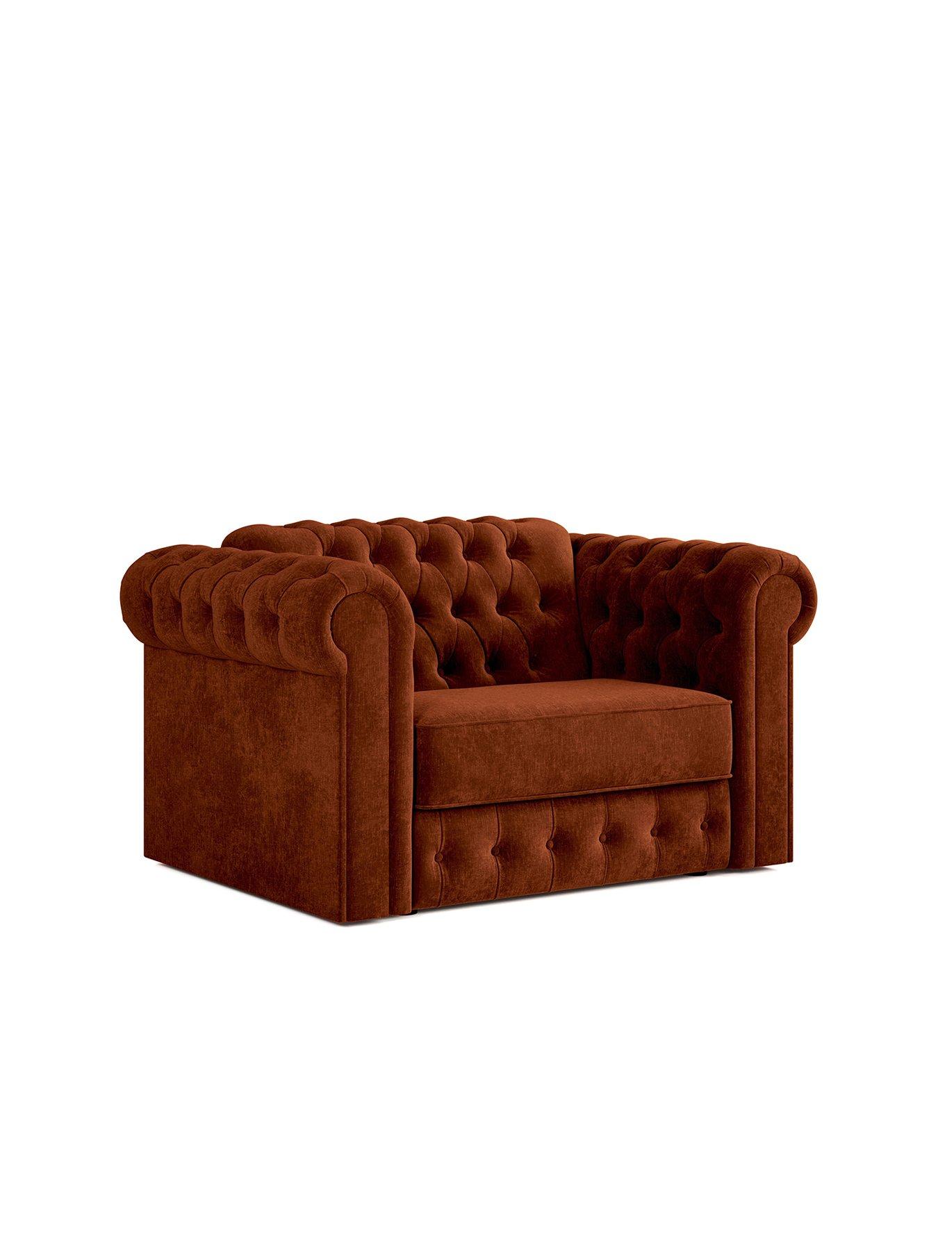 Jaybe Chesterfield Snuggler Sofa Bed With E-sprung Mattress
