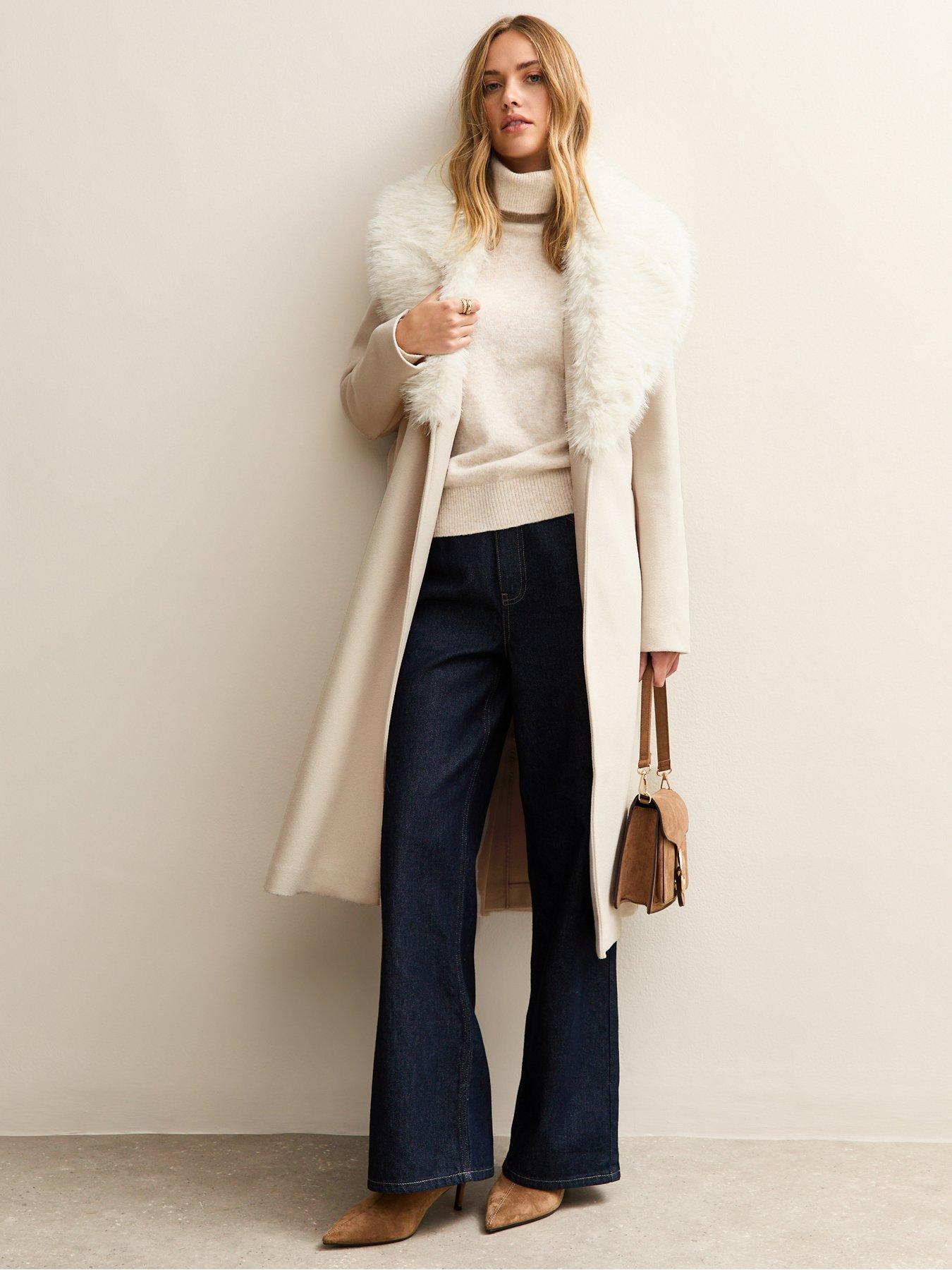 new-look-stone-faux-fur-collar-wrap-coatback