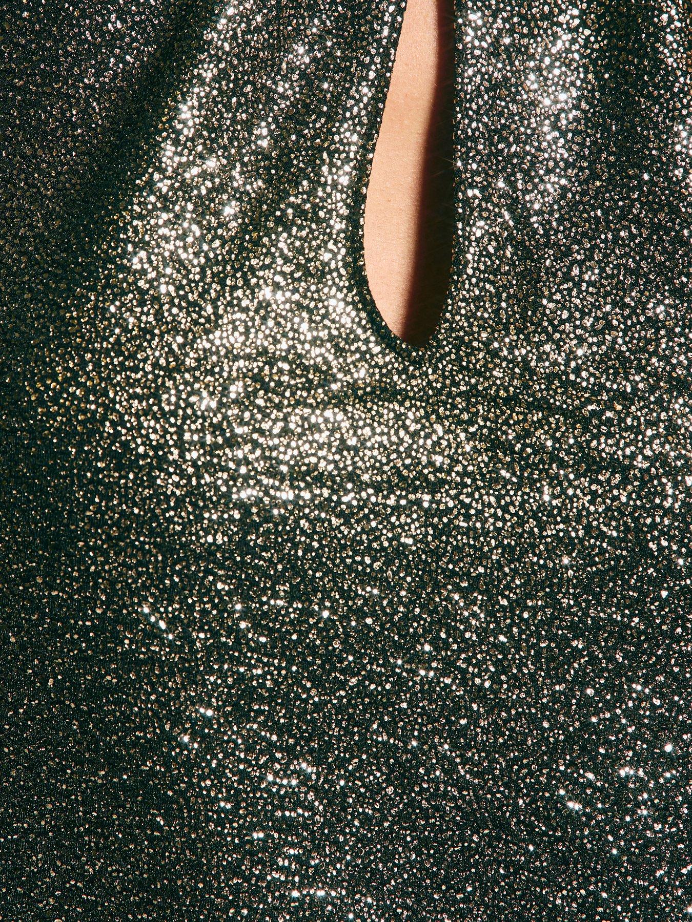 new-look-gold-sparkly-keyhole-long-sleeve-topdetail