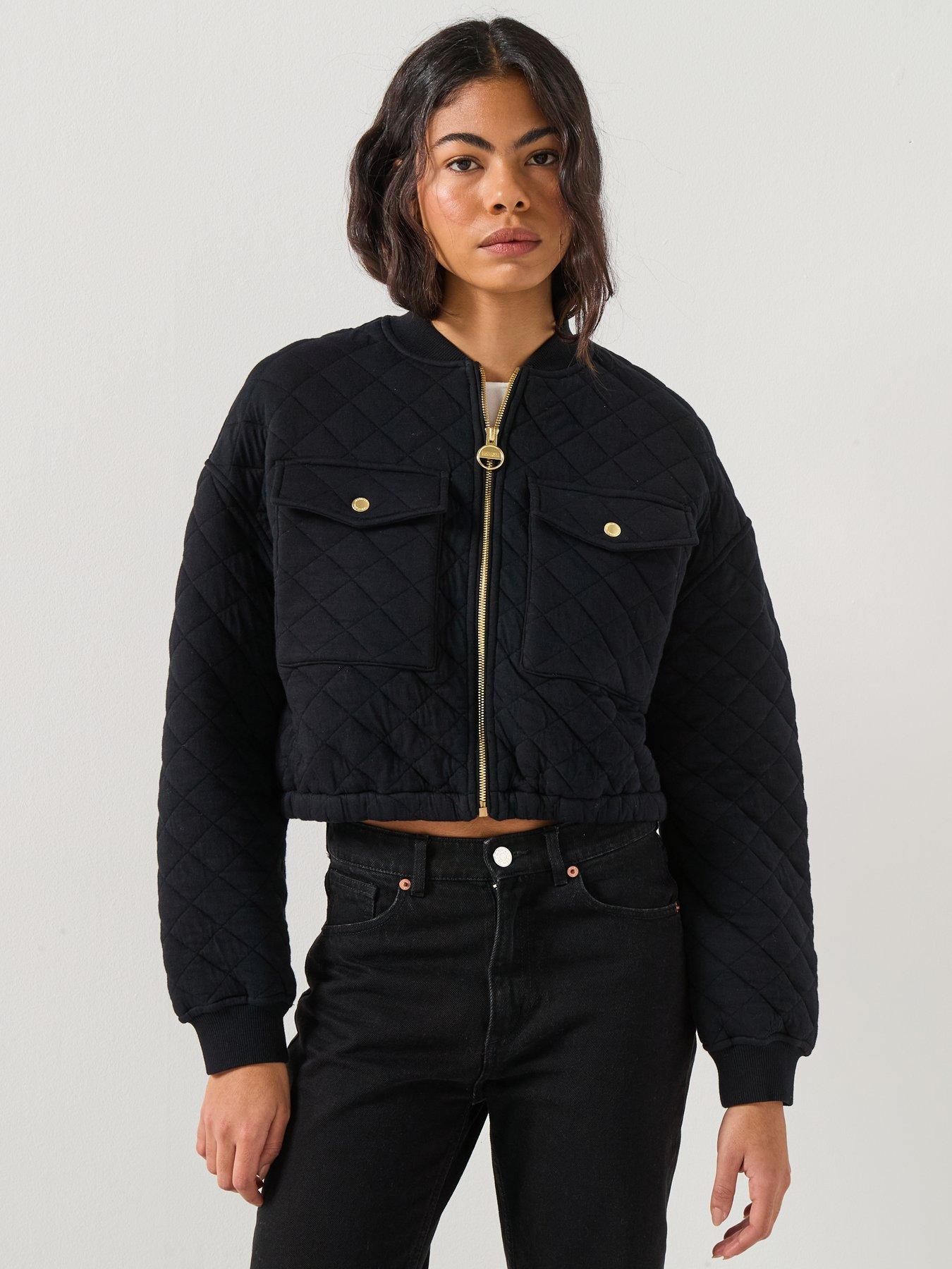 barbour-international-katya-sweat-bomber-jacket-blackfront