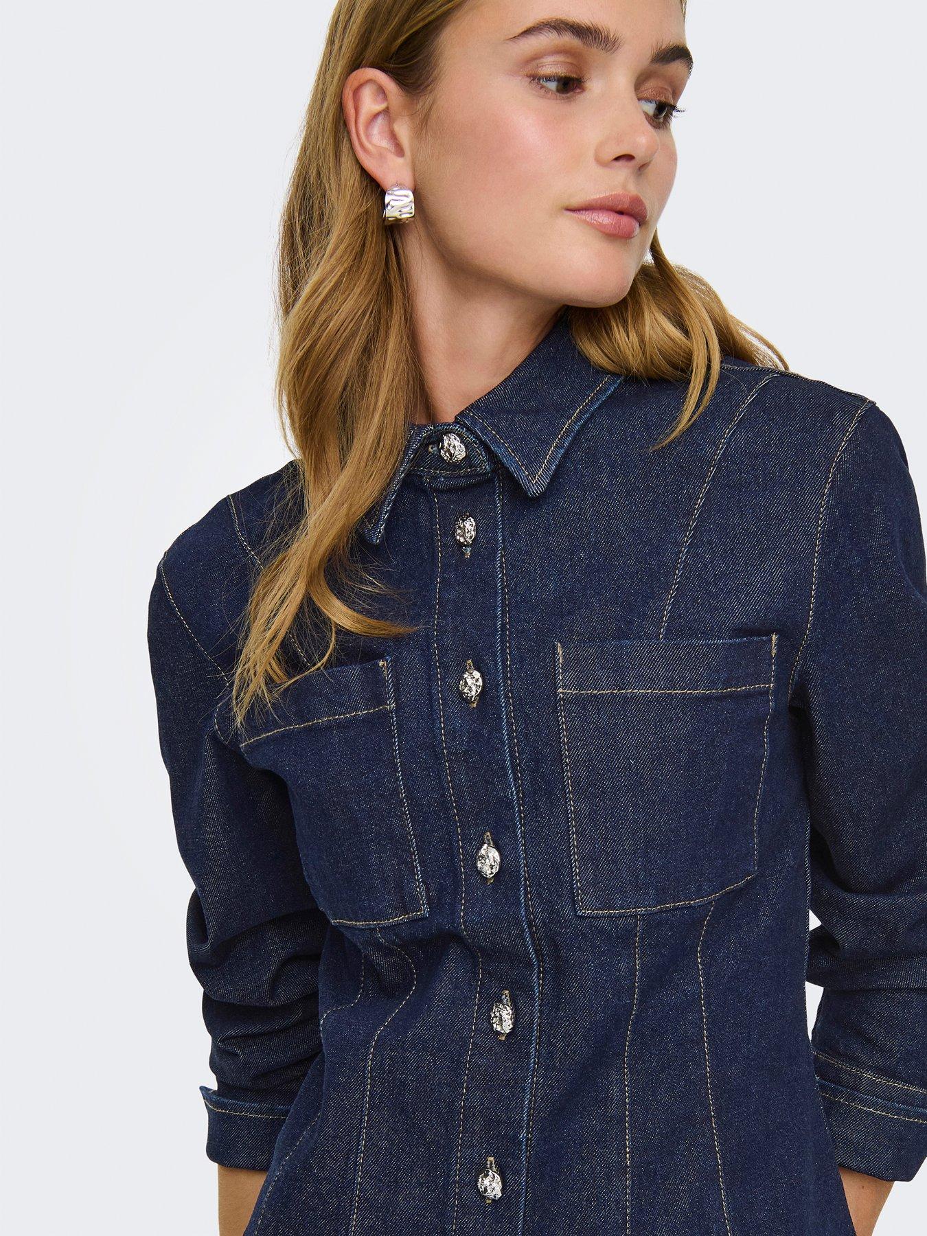 only-rosie-long-sleeve-fitted-denim-jacket-with-metal-button-detailing-blue-denimback