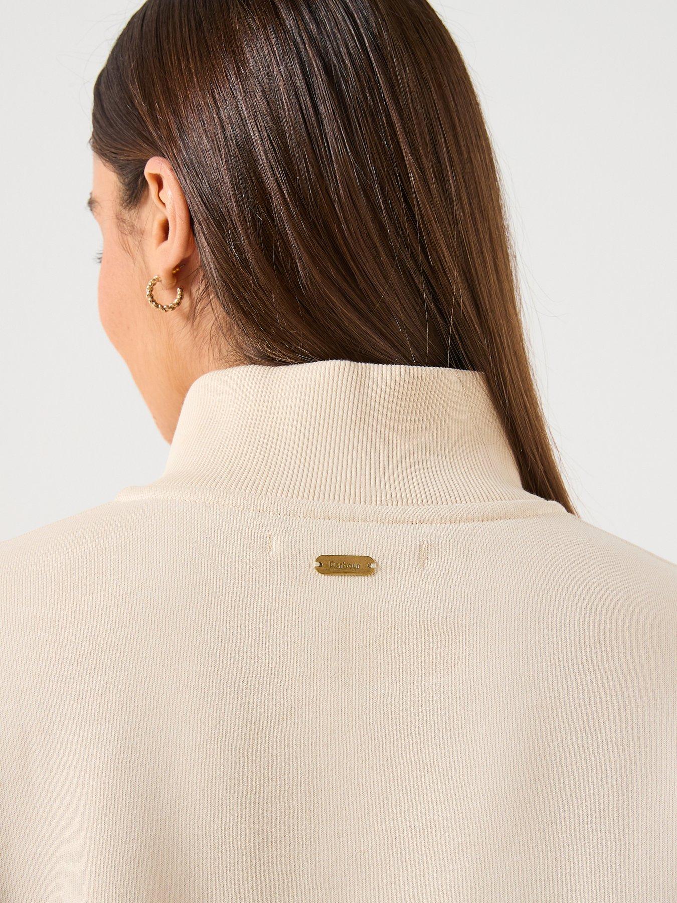 barbour-sara-half-zip-sweatshirt-whiteoutfit