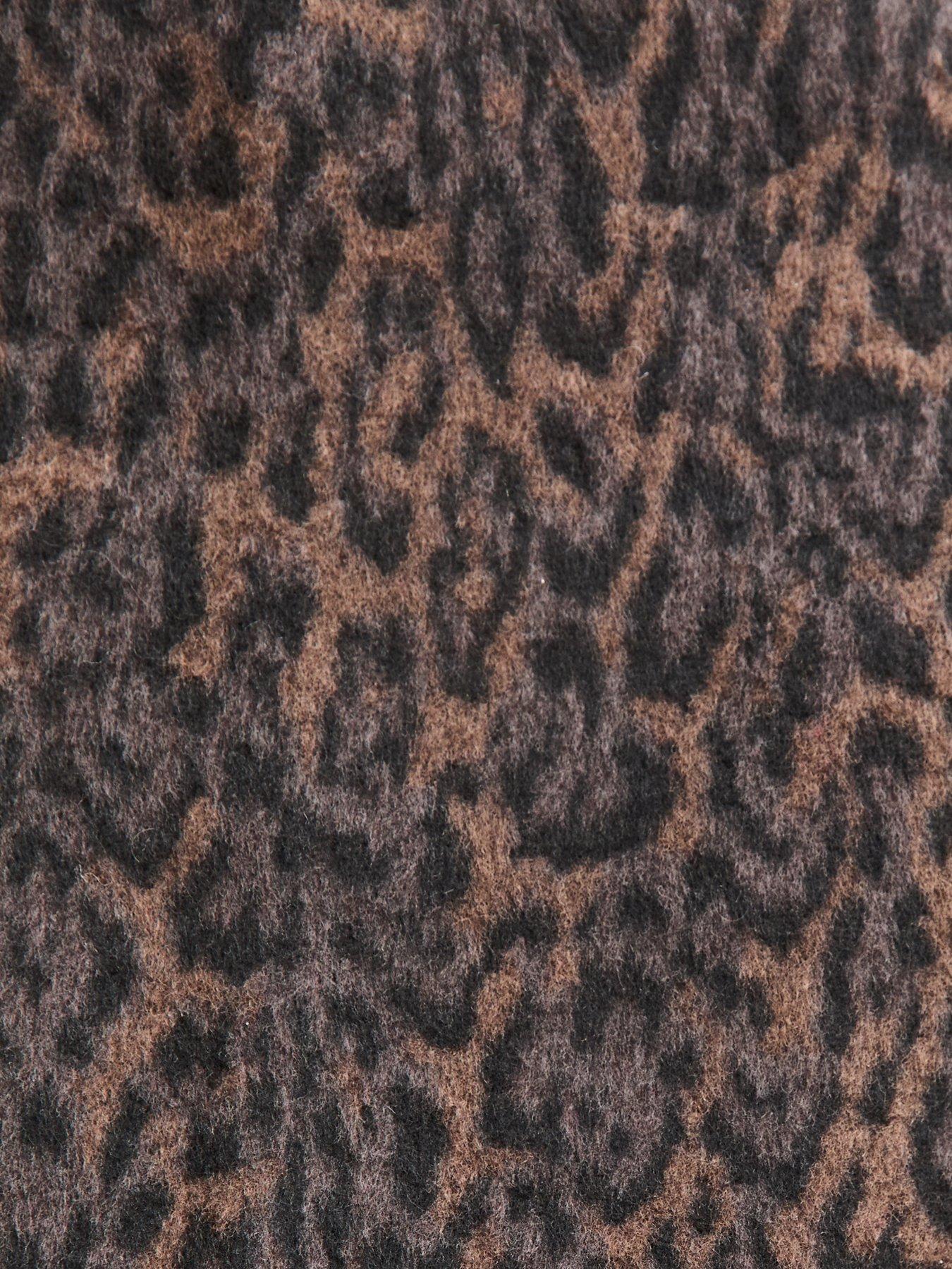 new-look-brushed-leopard-print-mini-skirt-browndetail