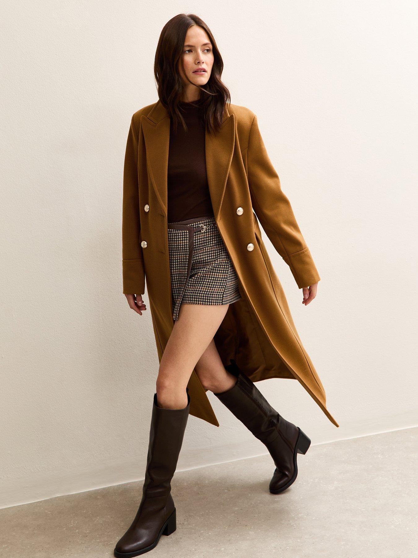 new-look-mini-check-trim-wrap-skort-brownback