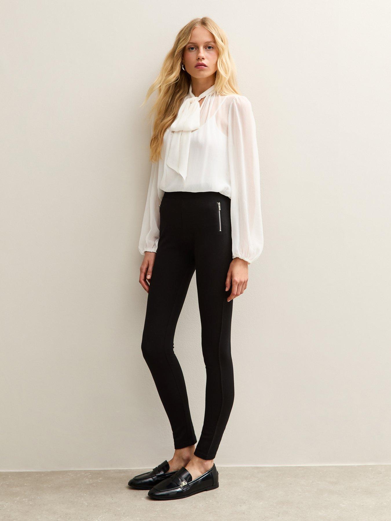 new-look-black-ponte-leggings