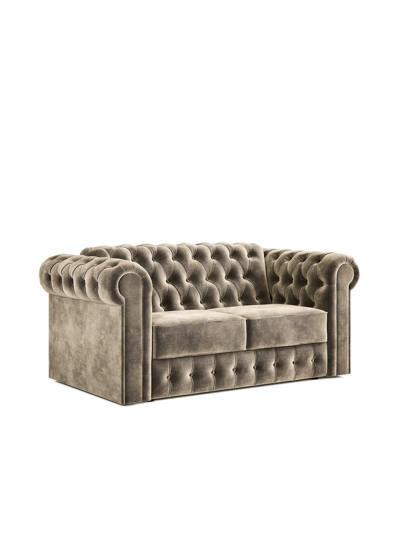 Jaybe Chesterfield Two Seater Sofa Bed With E-sprung Mattress