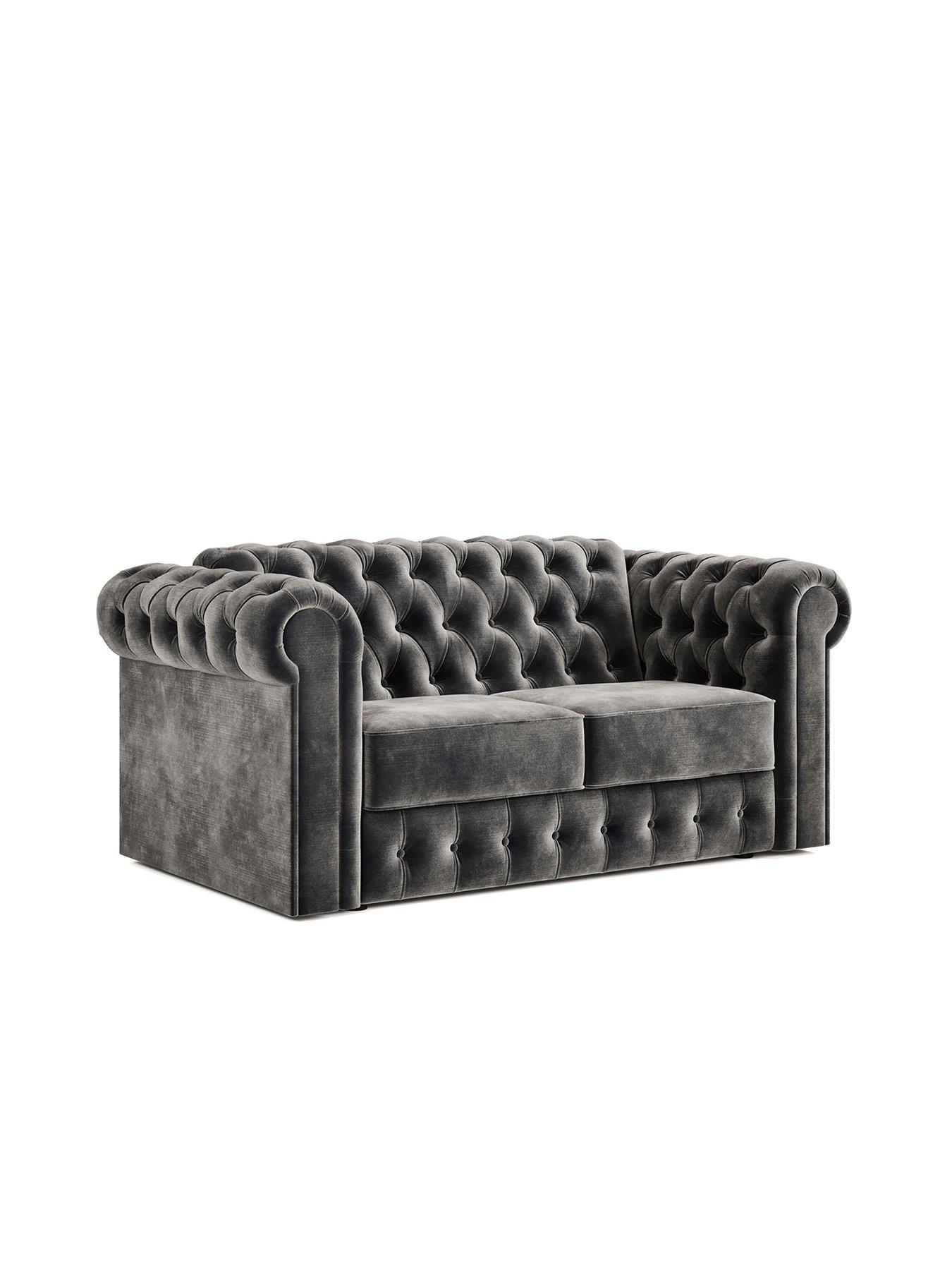 Jaybe Chesterfield Two Seater Sofa Bed With E-sprung Mattress