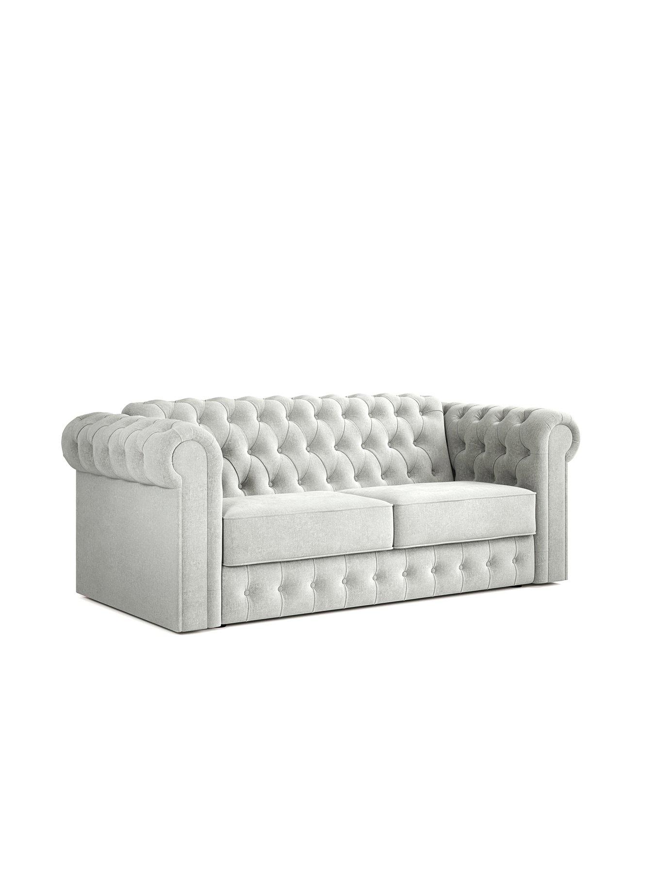 Jaybe Chesterfield Three Seater Sofa Bed With E-sprung Mattress