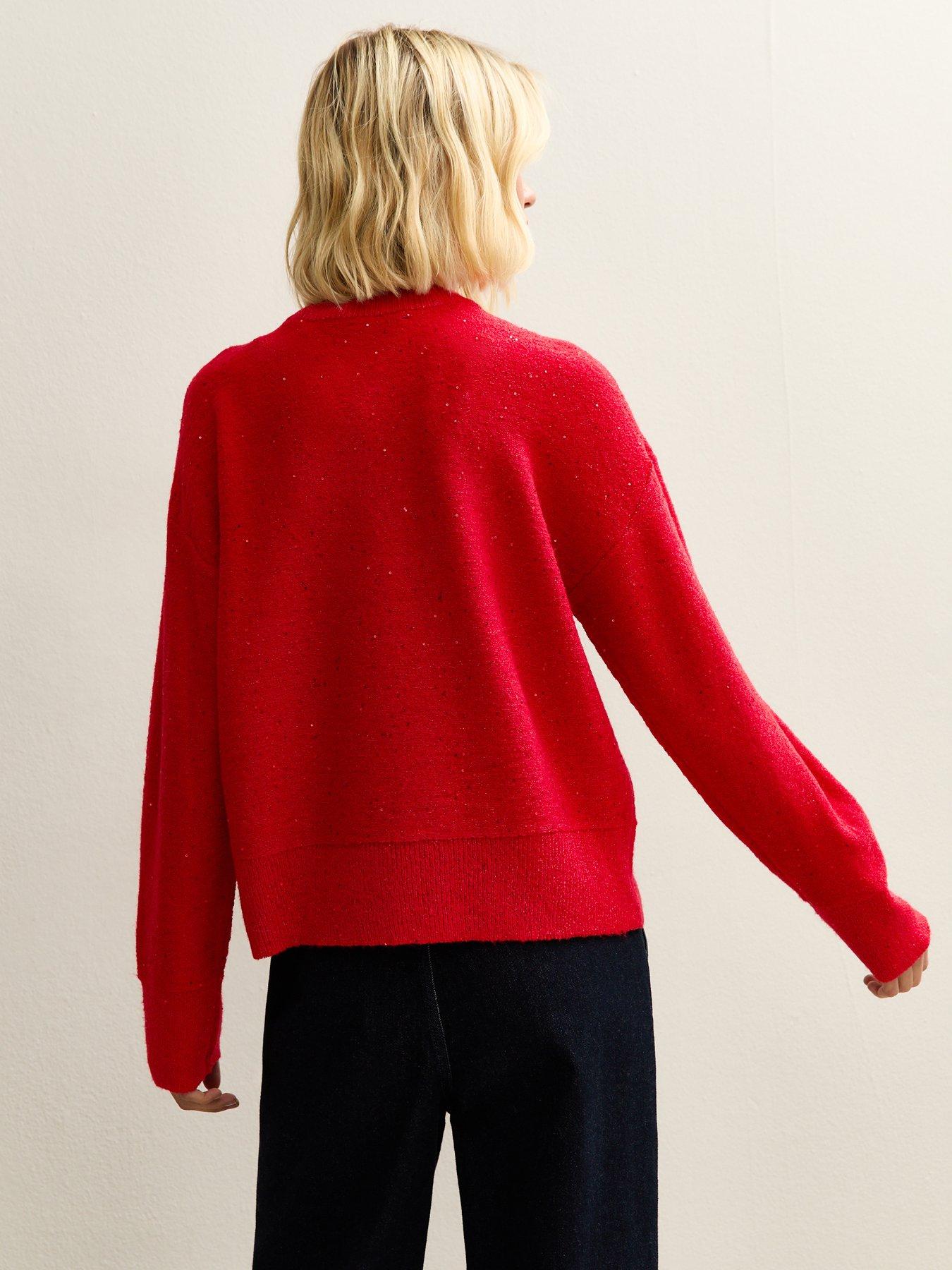 new-look-dark-red-sequin-yarn-crew-neck-jumperstillFront